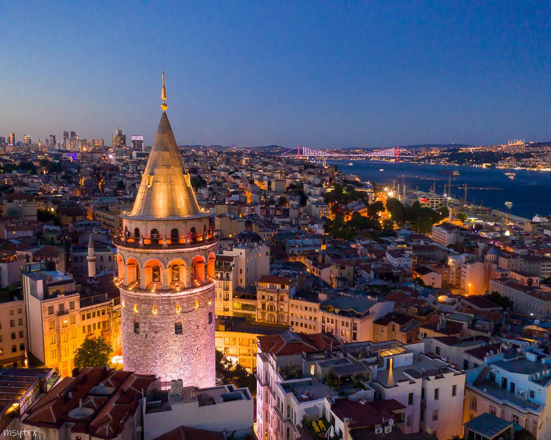 Galata Tower, İstanbul, Turkey dji