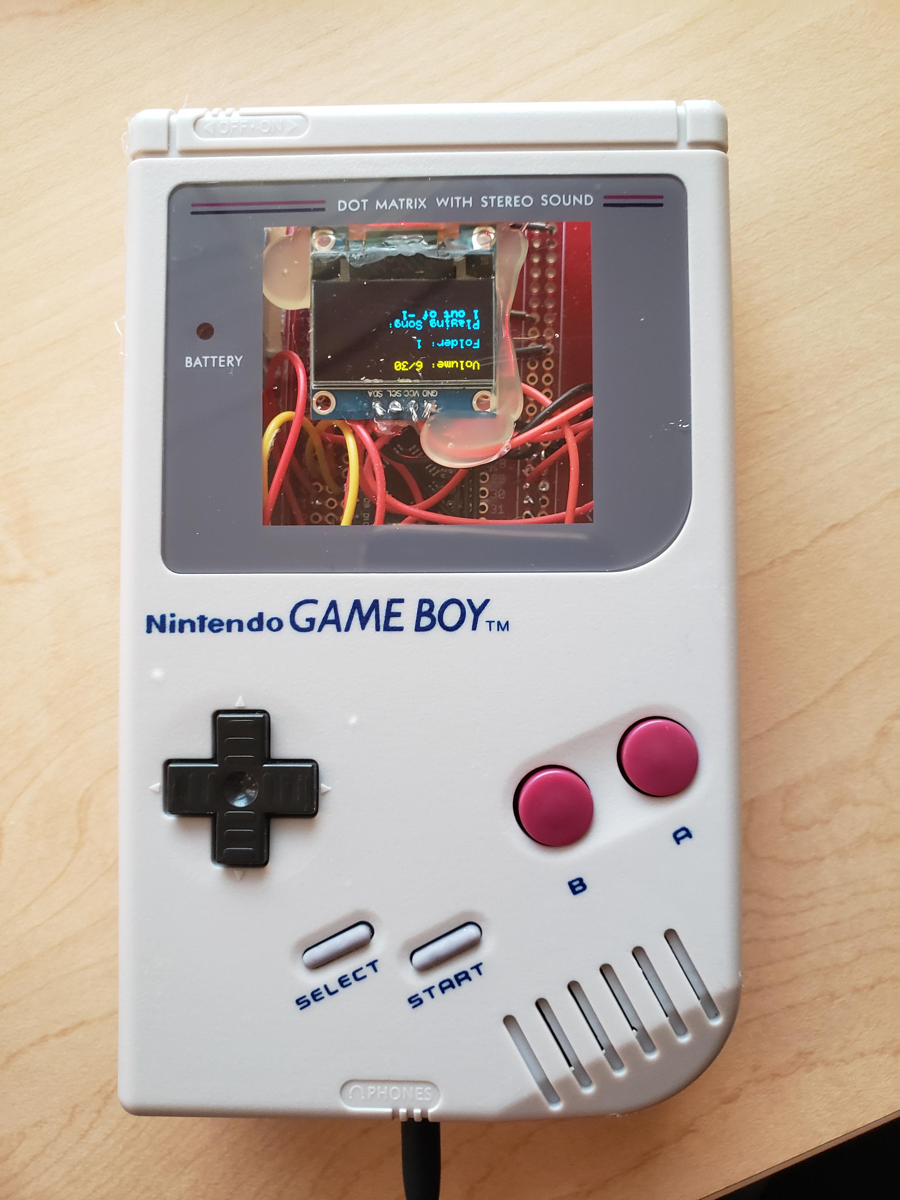 I made an mp3 player in a Gameboy case!! Now I can listen to my tunes