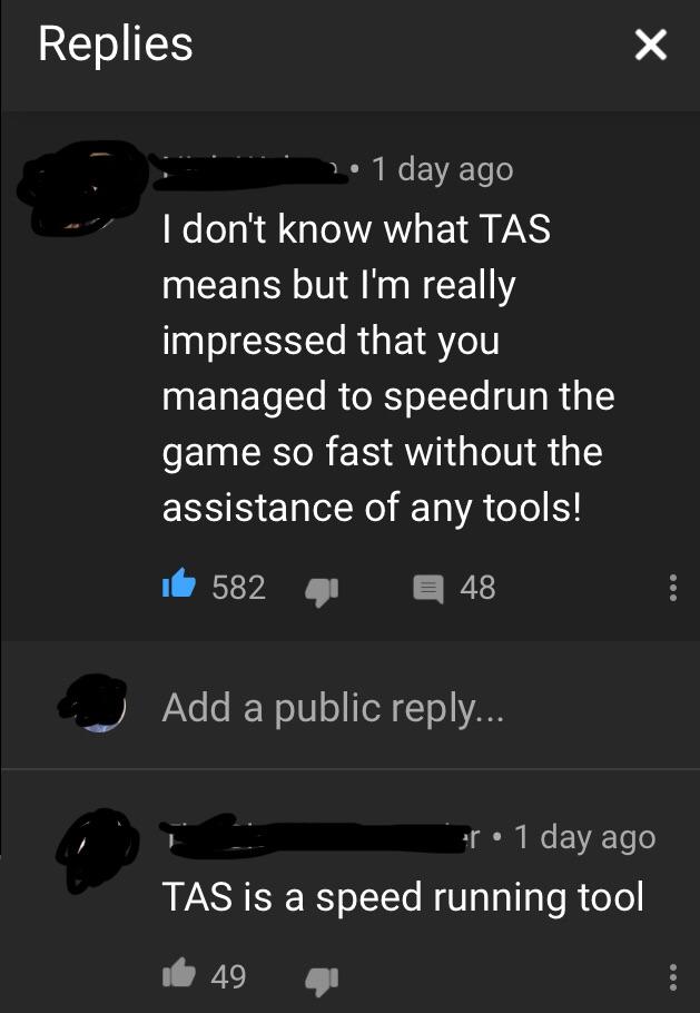 On a speedrunning video r/woooosh