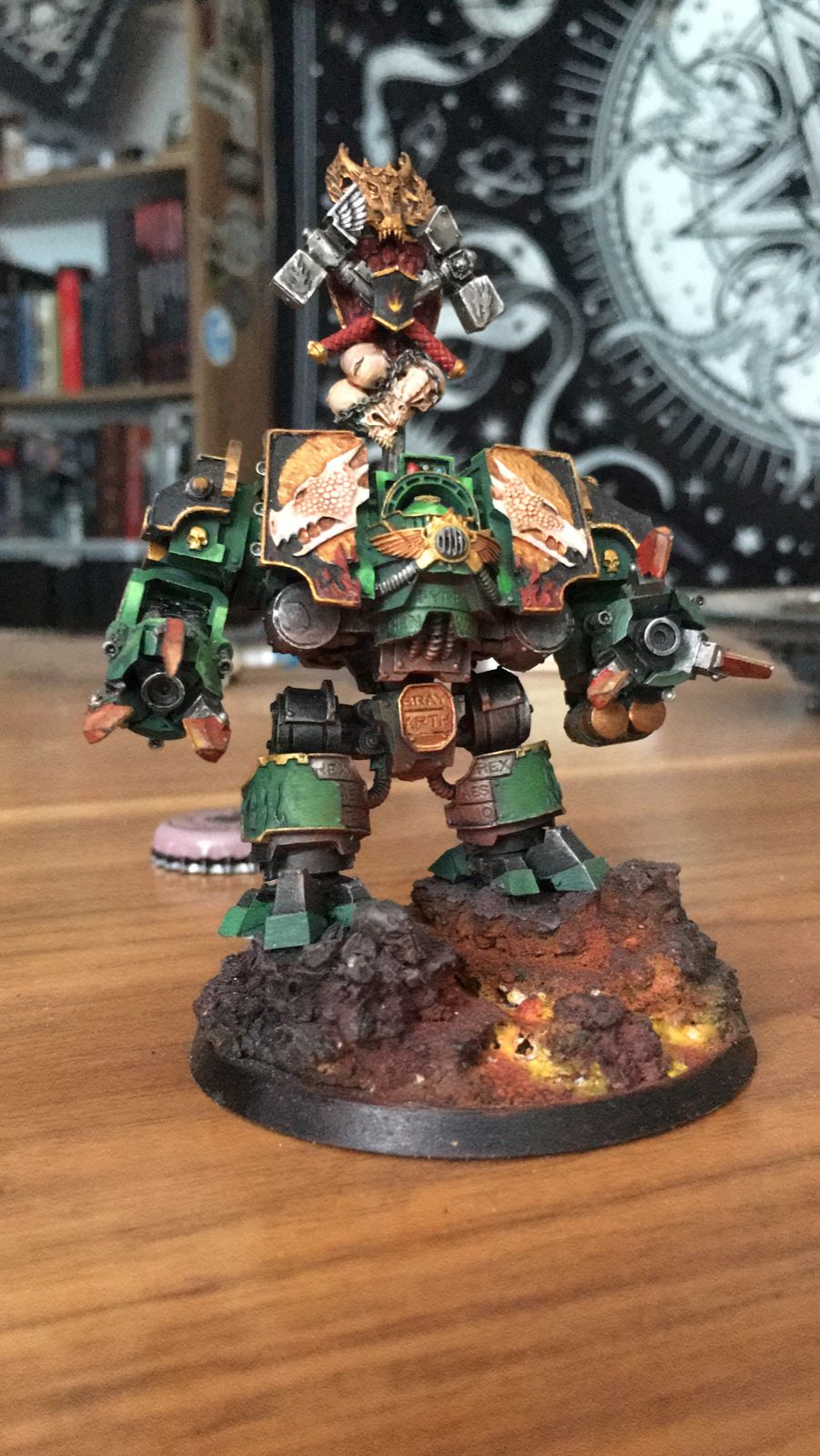 Bray'arth Ashmantle, Just finished painting him aaaaaaand i cant play