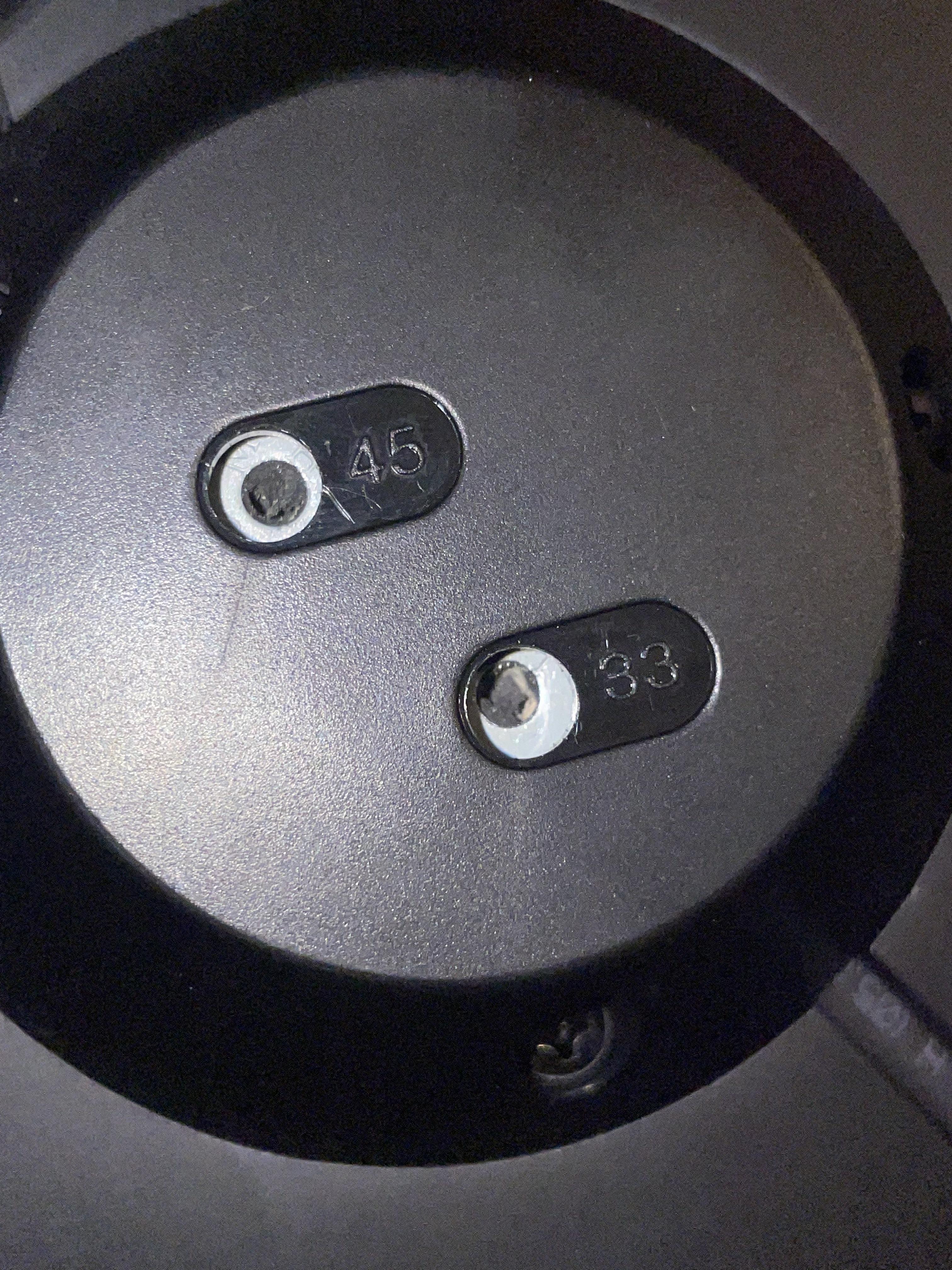 Turntable plays too fast even when set to correct RPM, I have an PS