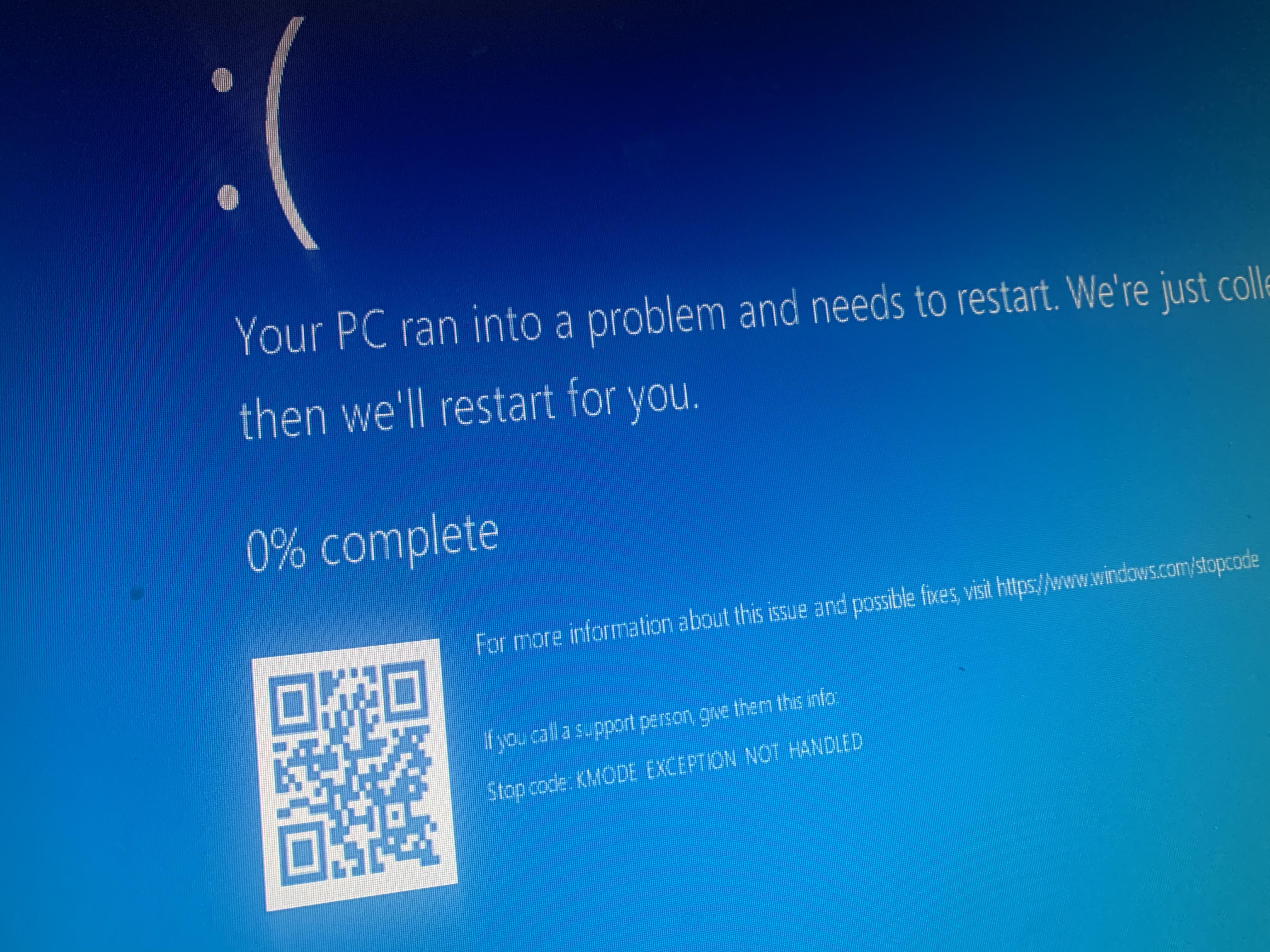 Your Pc Ran Into A Problem And Needs To Restart Loop Reddit Info Akurat
