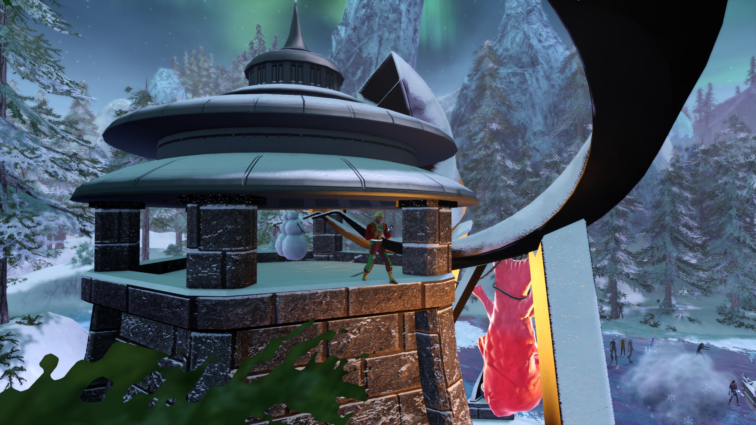 The Kos'Karii granted me access to the VIP section of the Winter Wonderland r/sto