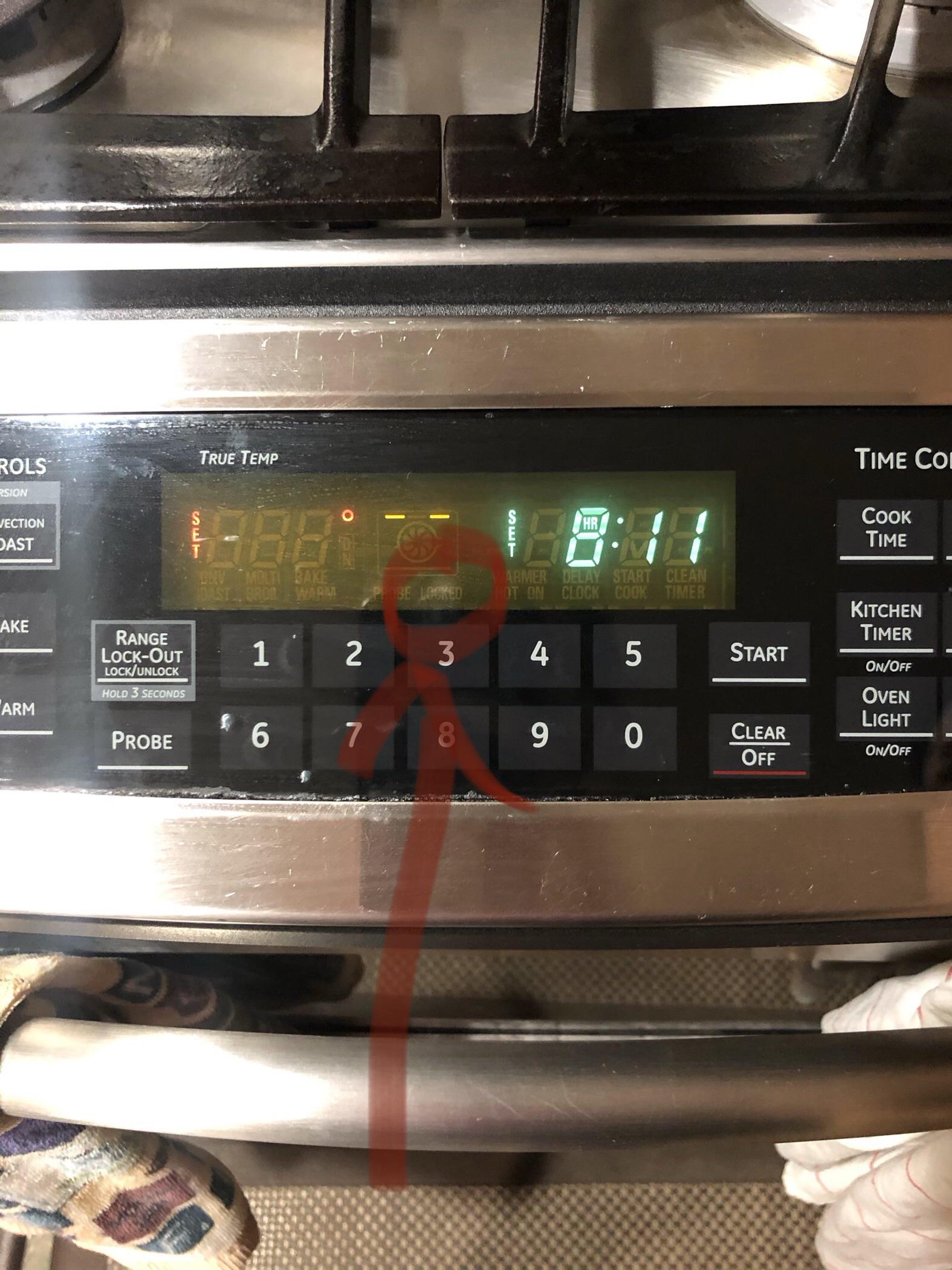 GE pgs975sem1ss stove display messed up r/appliancerepair