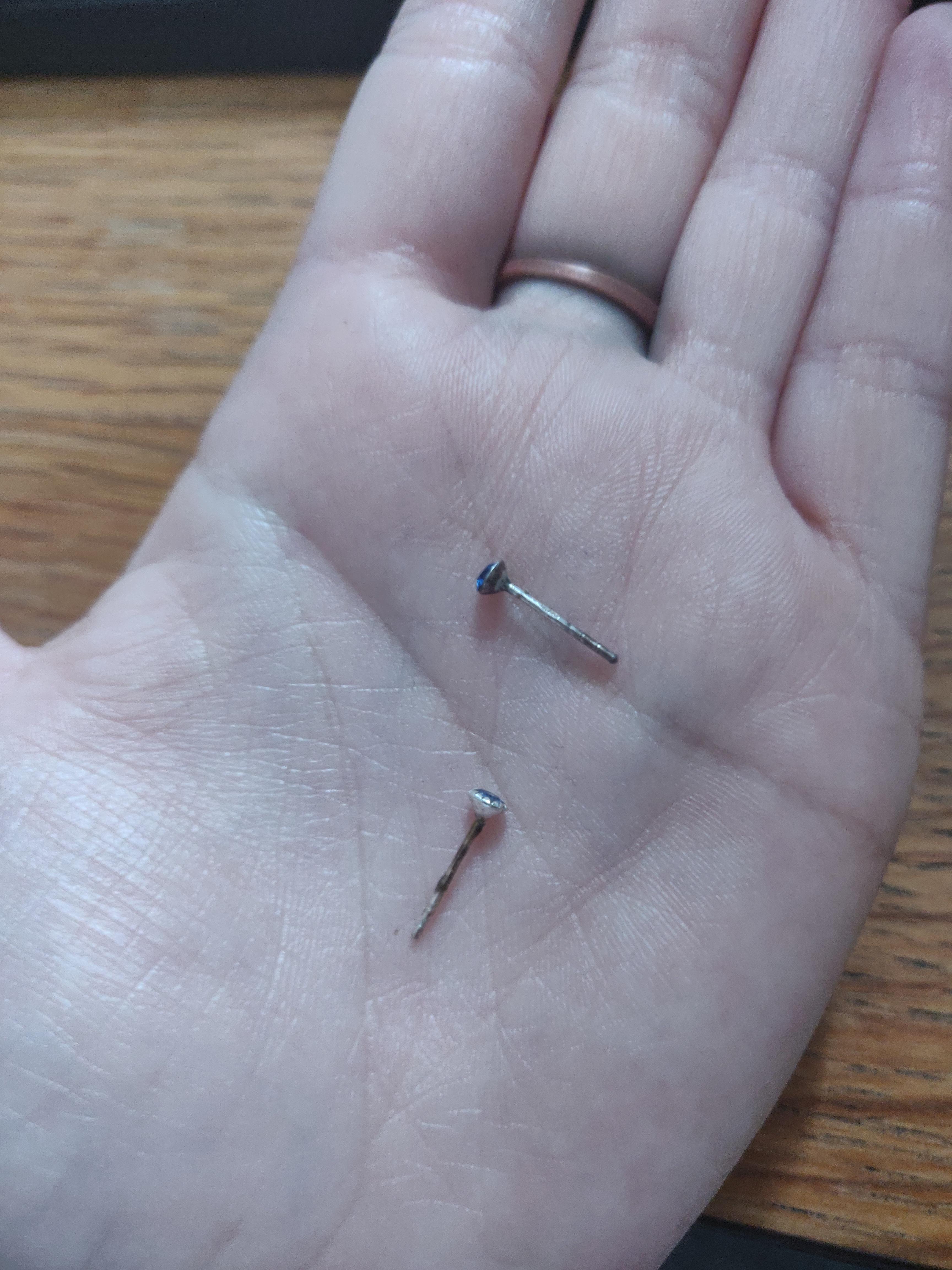 Is this normal for earrings to turn like this? I often wear earrings