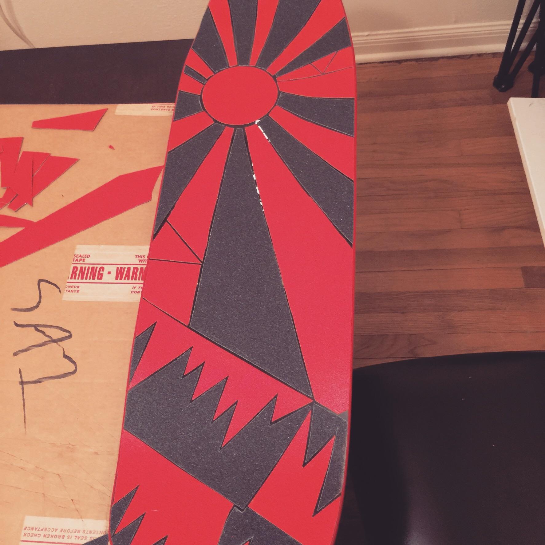 Rising sun grip job. r/skateboarding