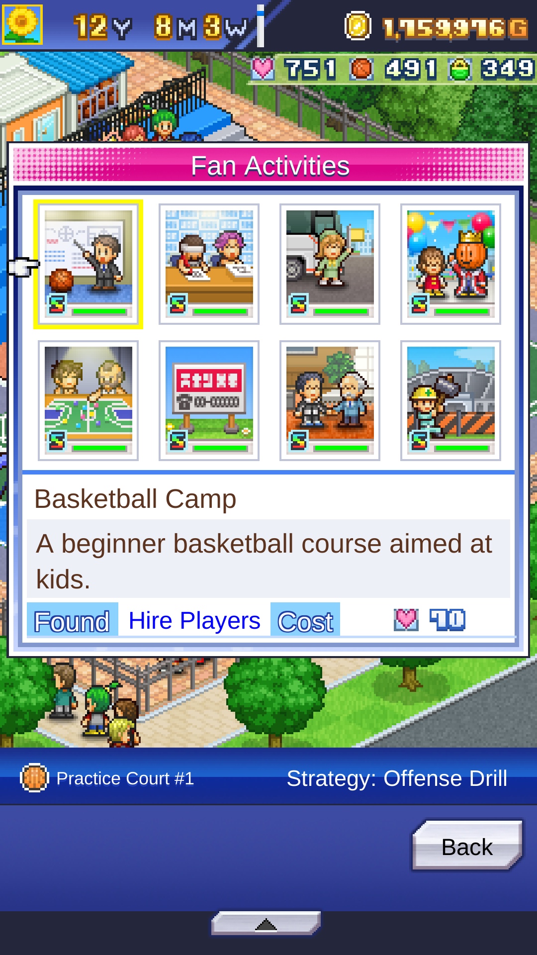 [Basketball Club Story] Finally! r/Kairosoft