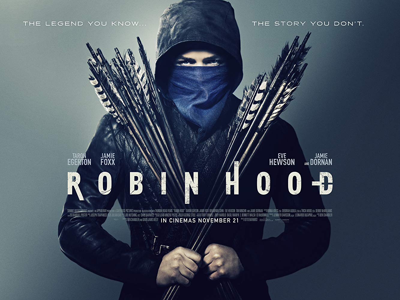 New Poster for 'Robin Hood' Starring Taron Egerton, Jamie Foxx, Ben
