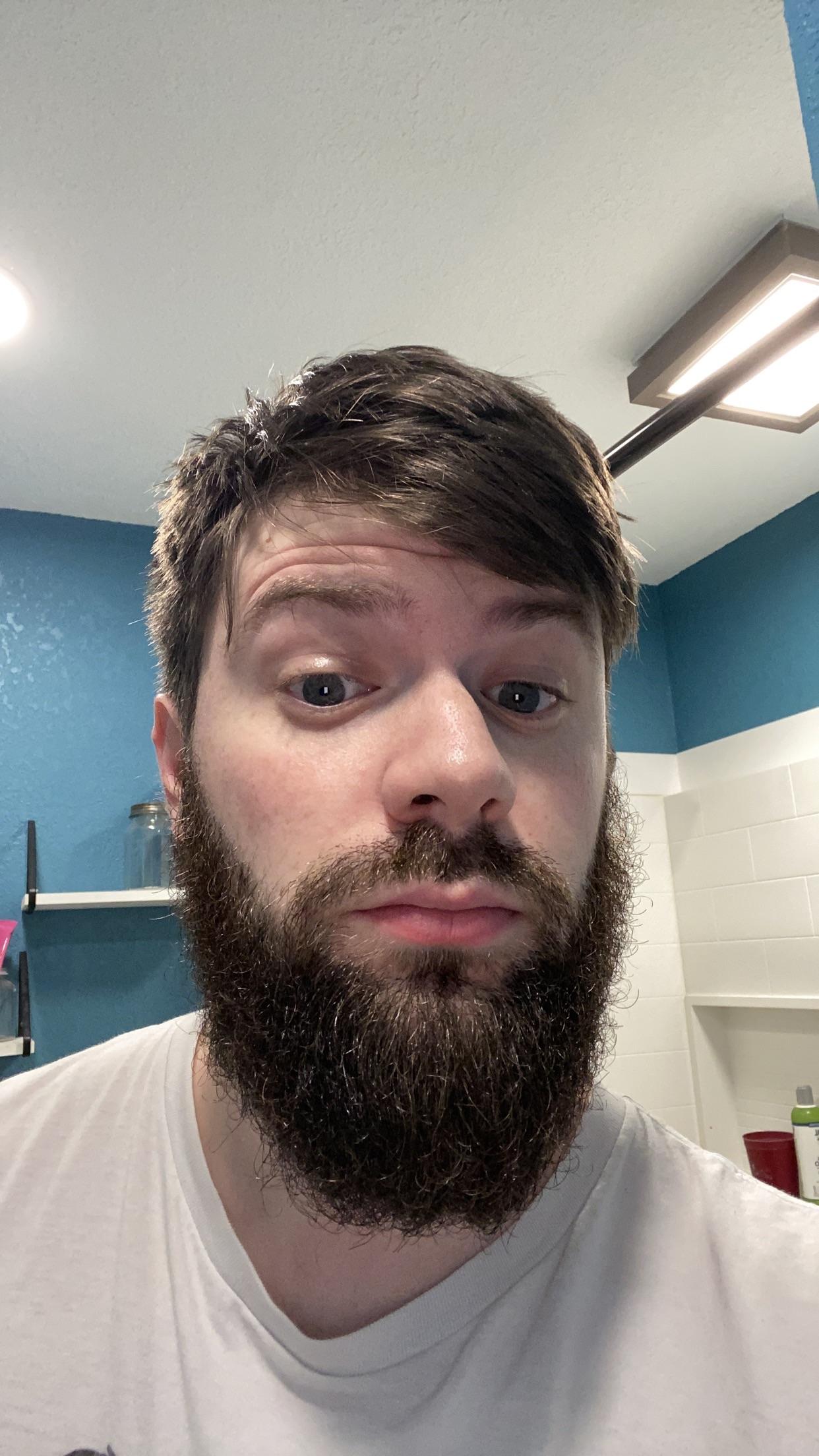 Those freshen ups make you look good. Trimmed down the stache and