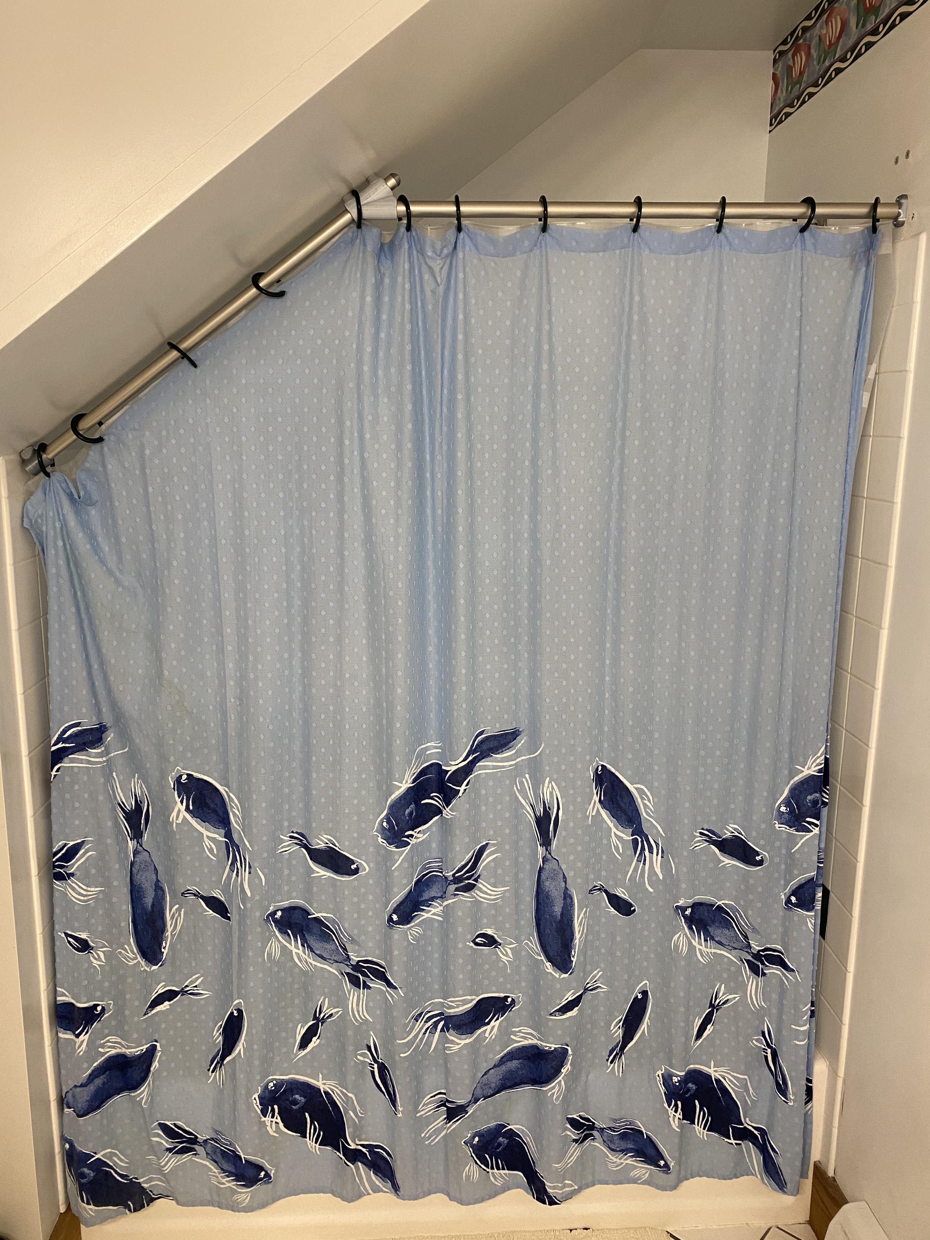 Shower rod mounts for showers under stairs r/functionalprint