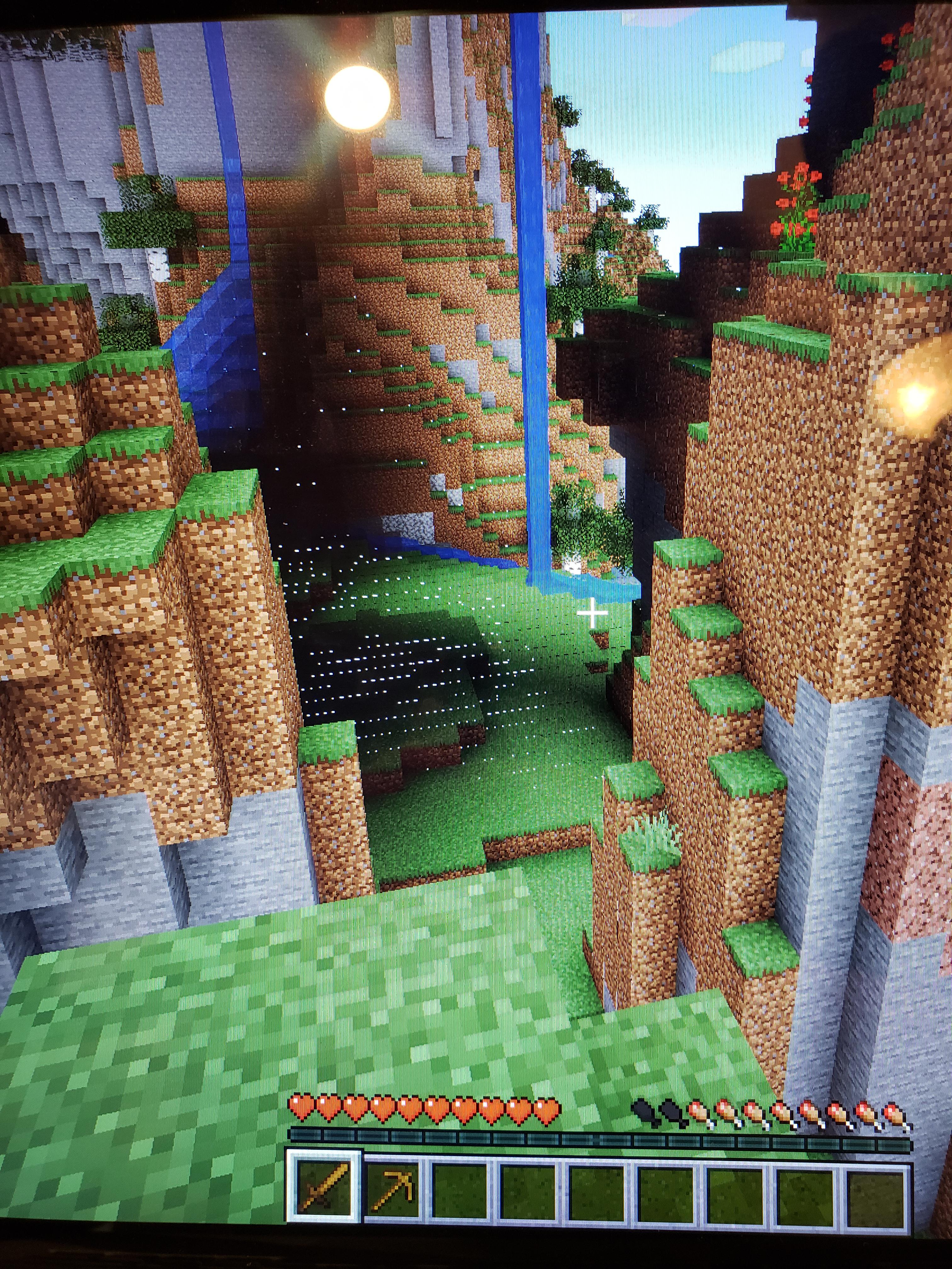 How do I fix the blocks leaking light like this? r/Minecraft