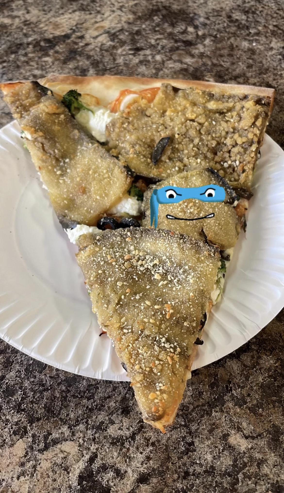 Had some bodacious pizza in Connecticut today! r/TMNT