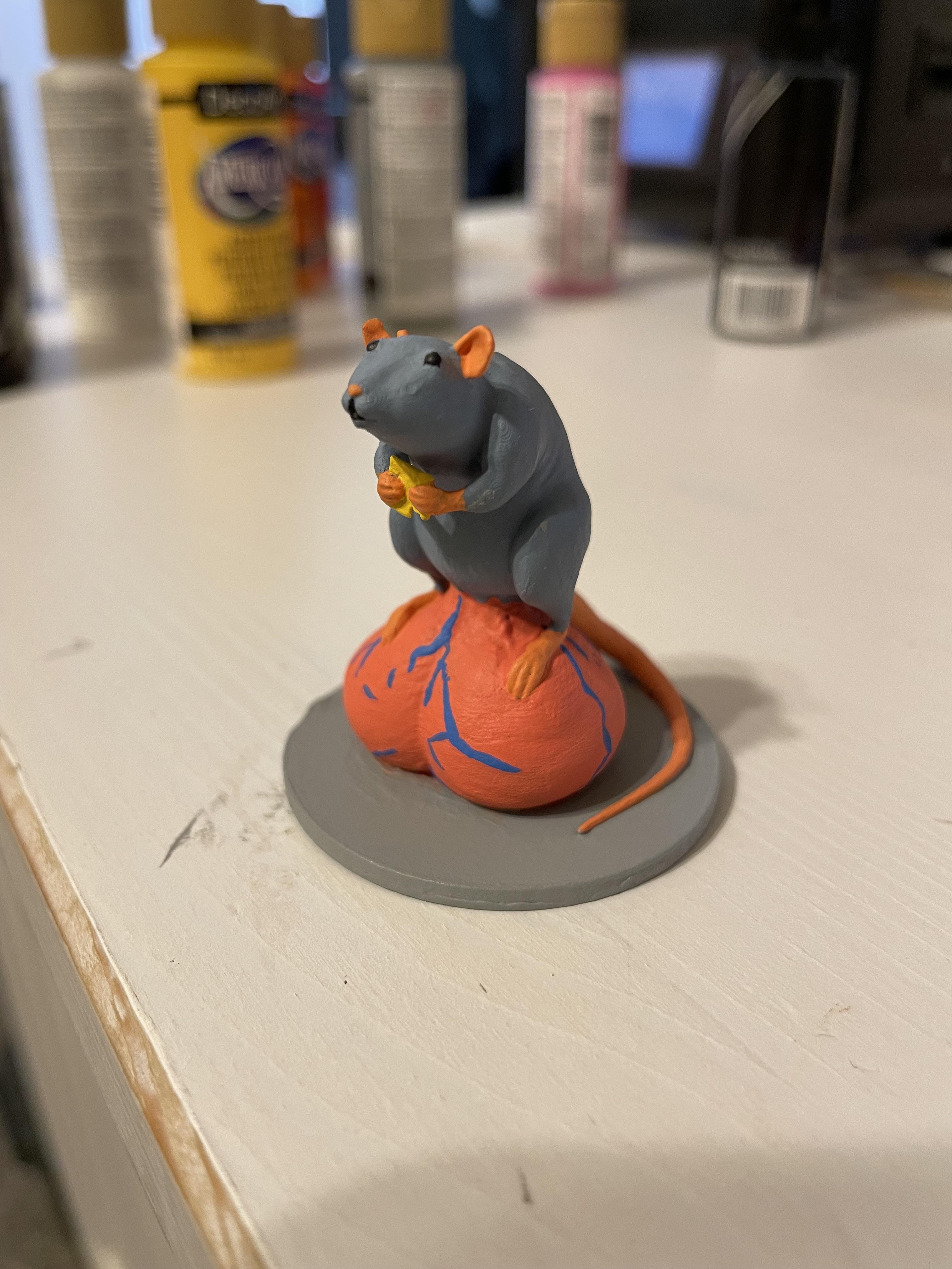 Rat with really big balls r/3dprint