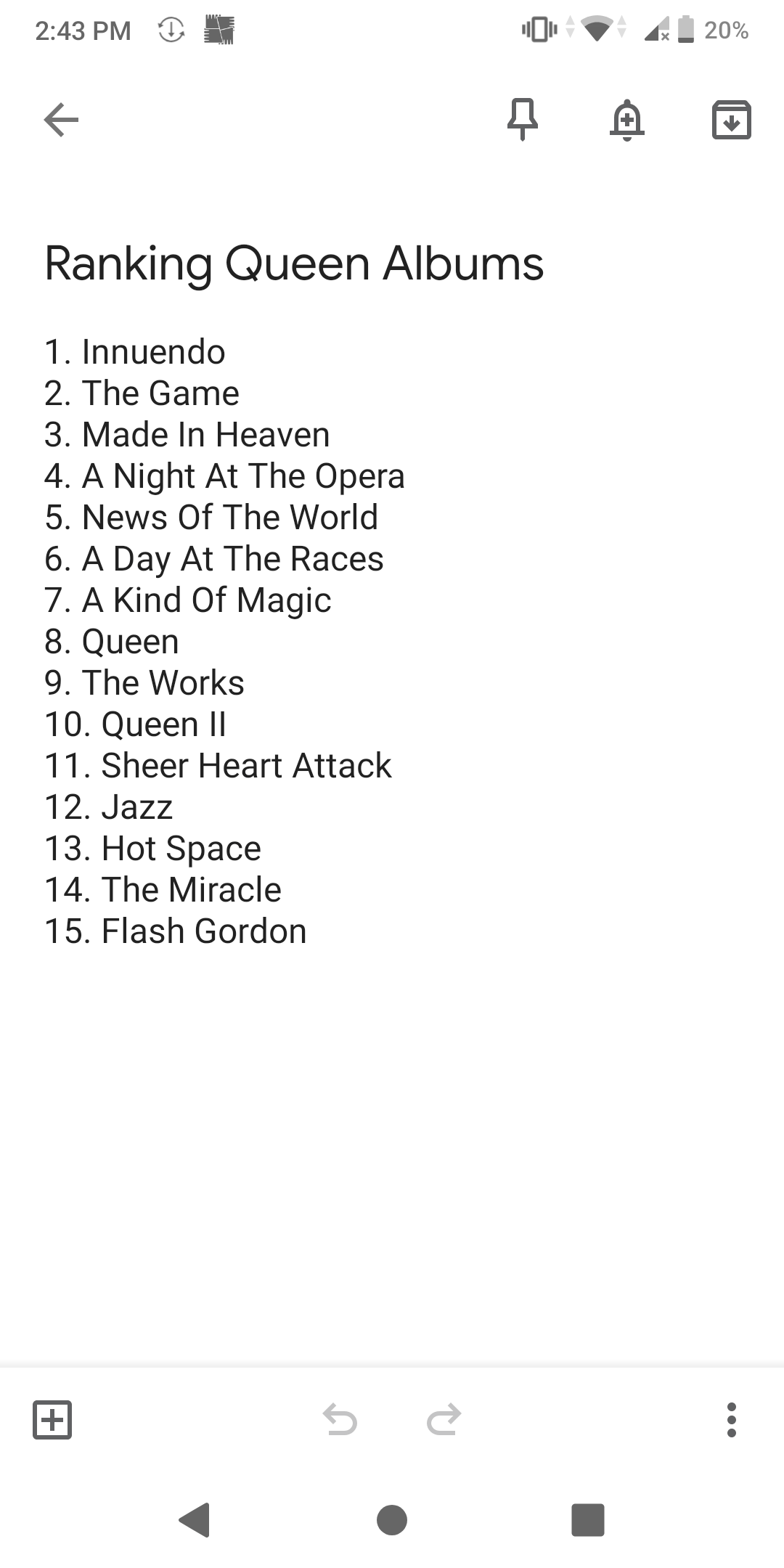 I have no taste, go ahead... Also yeah this is a ranking of my personal