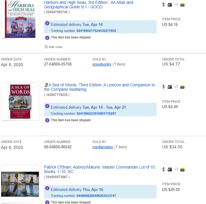 Made some purchases on Ebay yesterday that you all should approve of