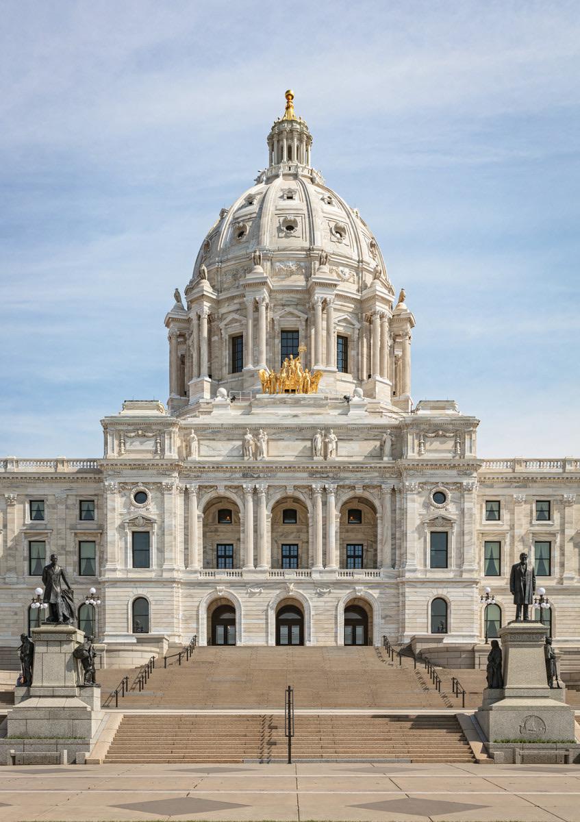 The Minnesota State Capital Building in St.Paul, Minnesota, USA