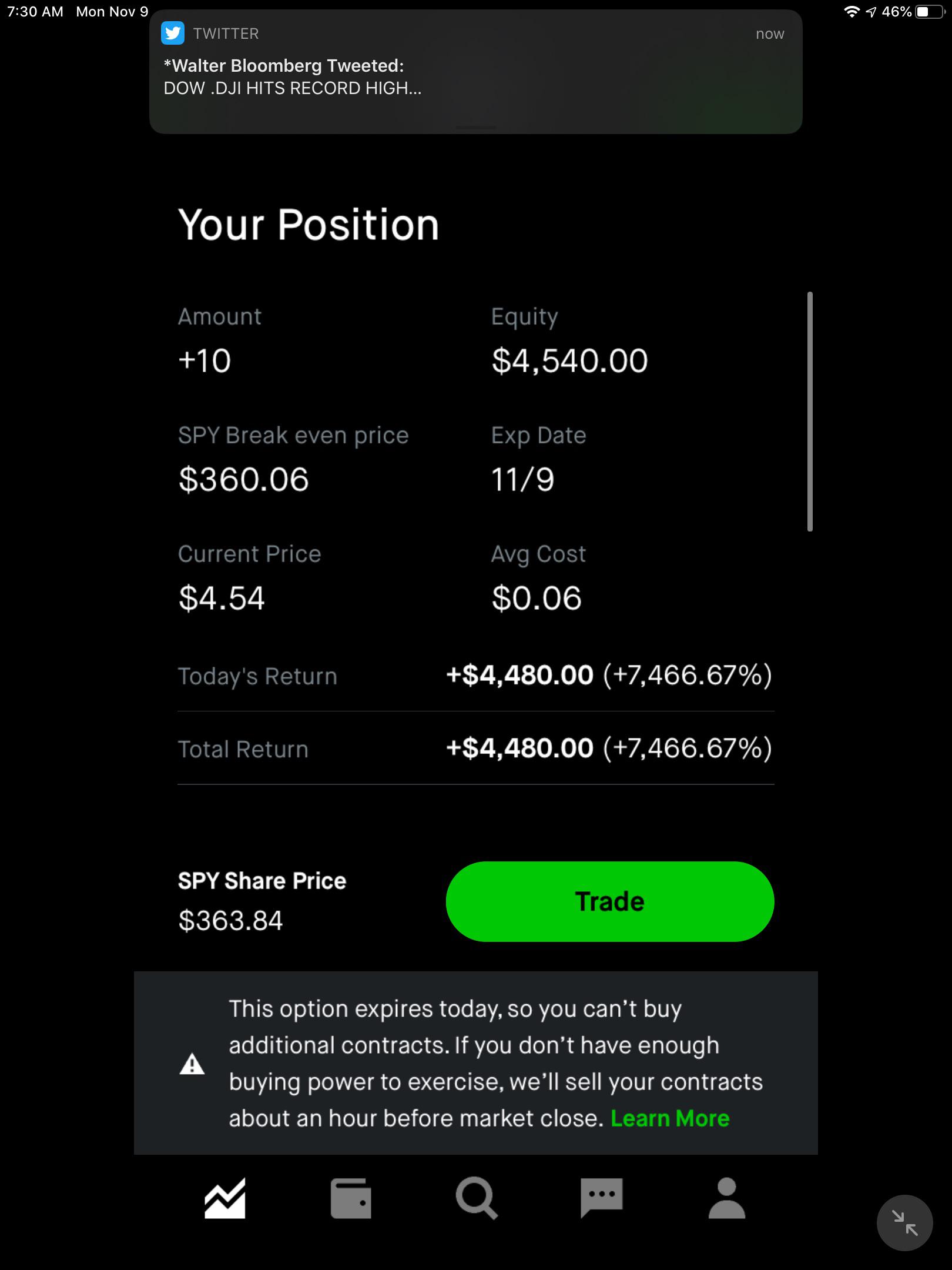 60 bucks to 4.5k boysssss antstreetbets
