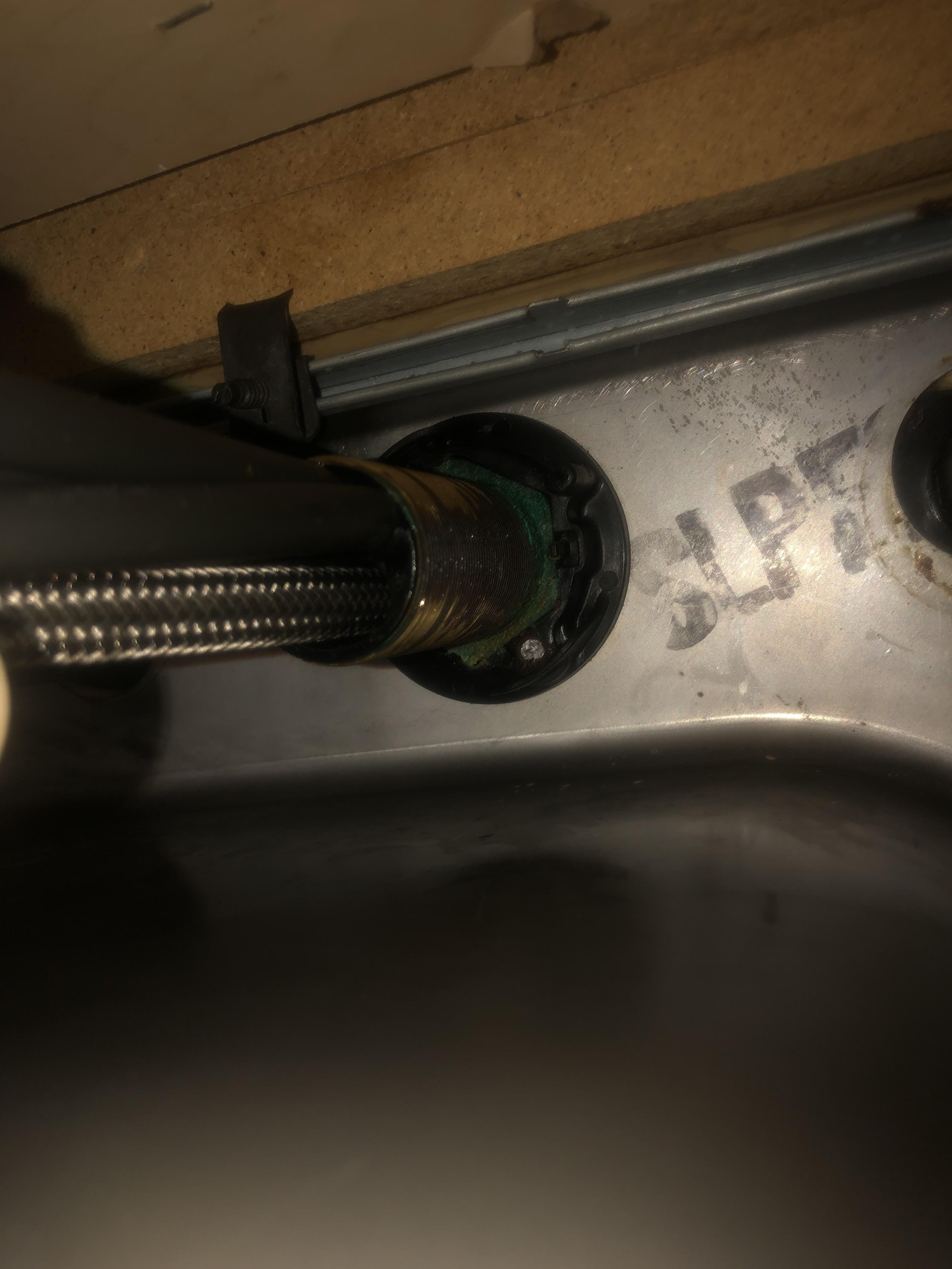 Kitchen faucet screw snapped. Is there another way to remove this old