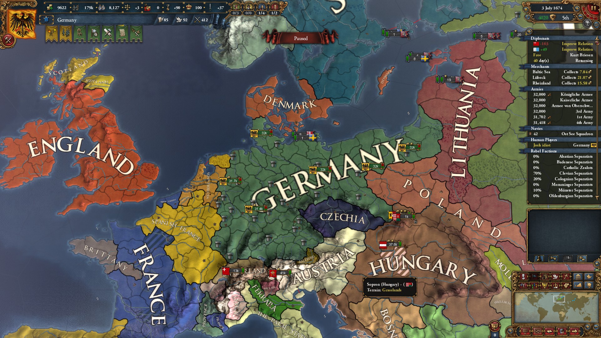 Germany with original borders!!!! r/eu4
