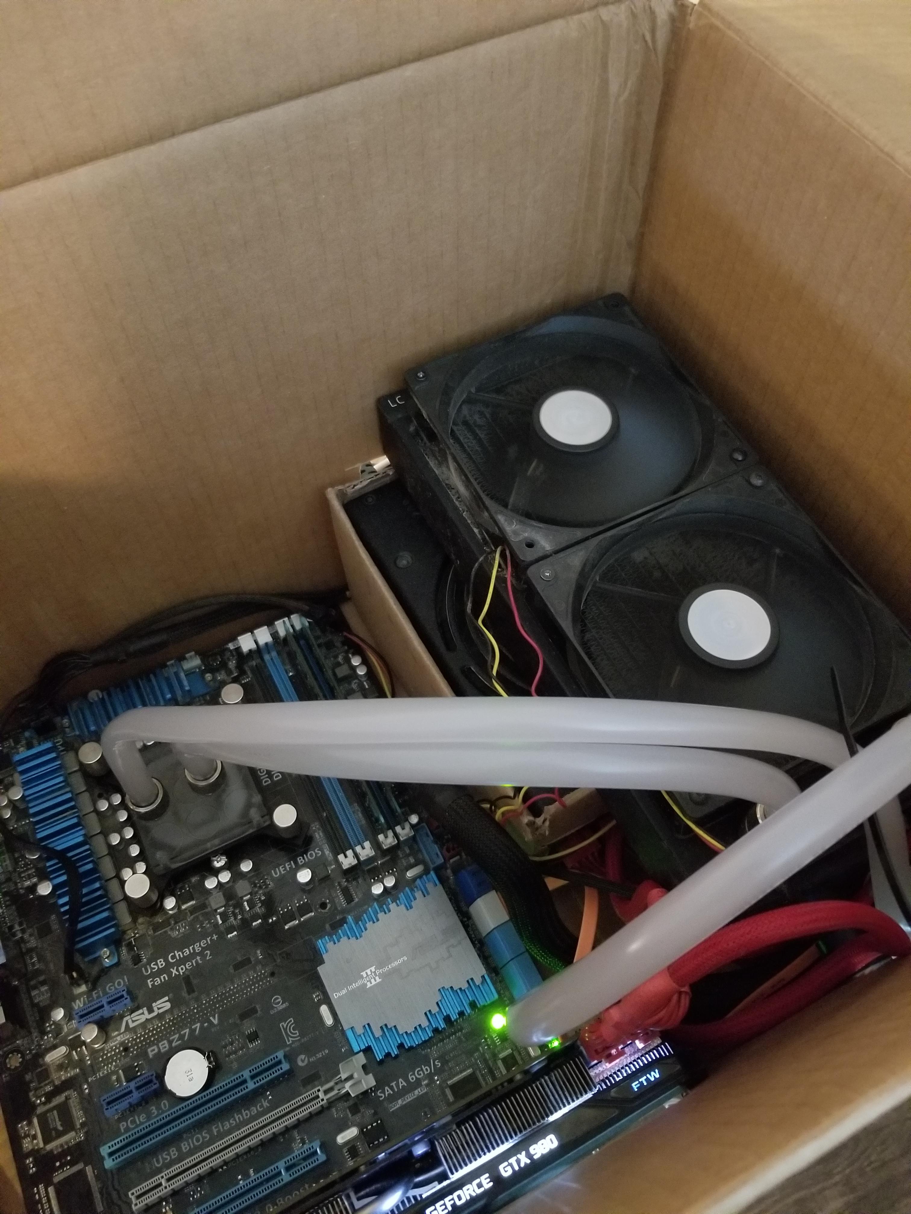 Watercooled box build with spare parts. Win? Fail? r/pcmasterrace