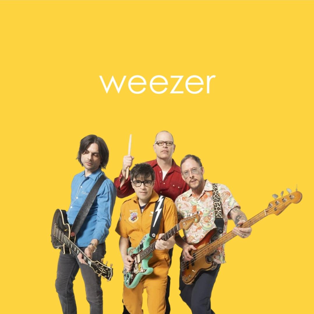 Behold my mockup of the Yellow Album cover. r/weezer