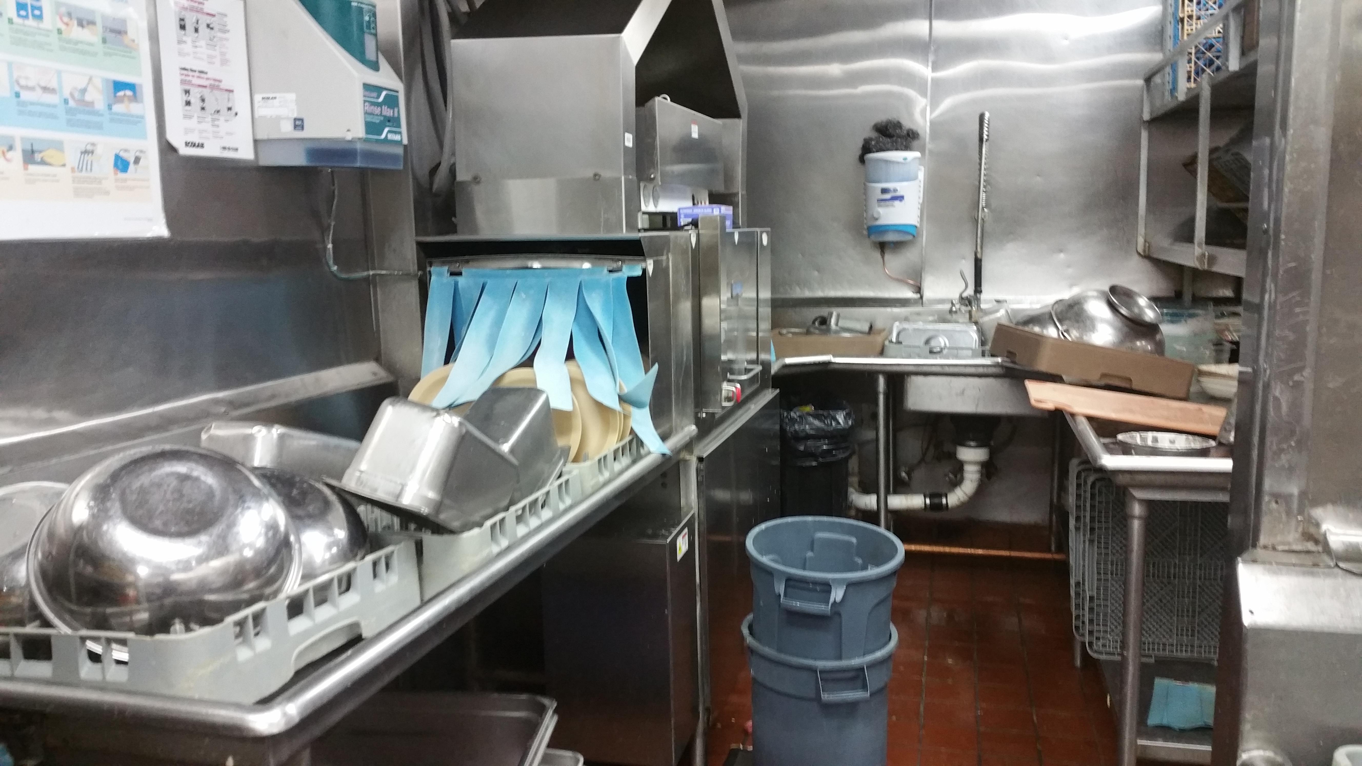 Lunch Dishwashing grind. Just myself knocking em' out. r/dishwashers