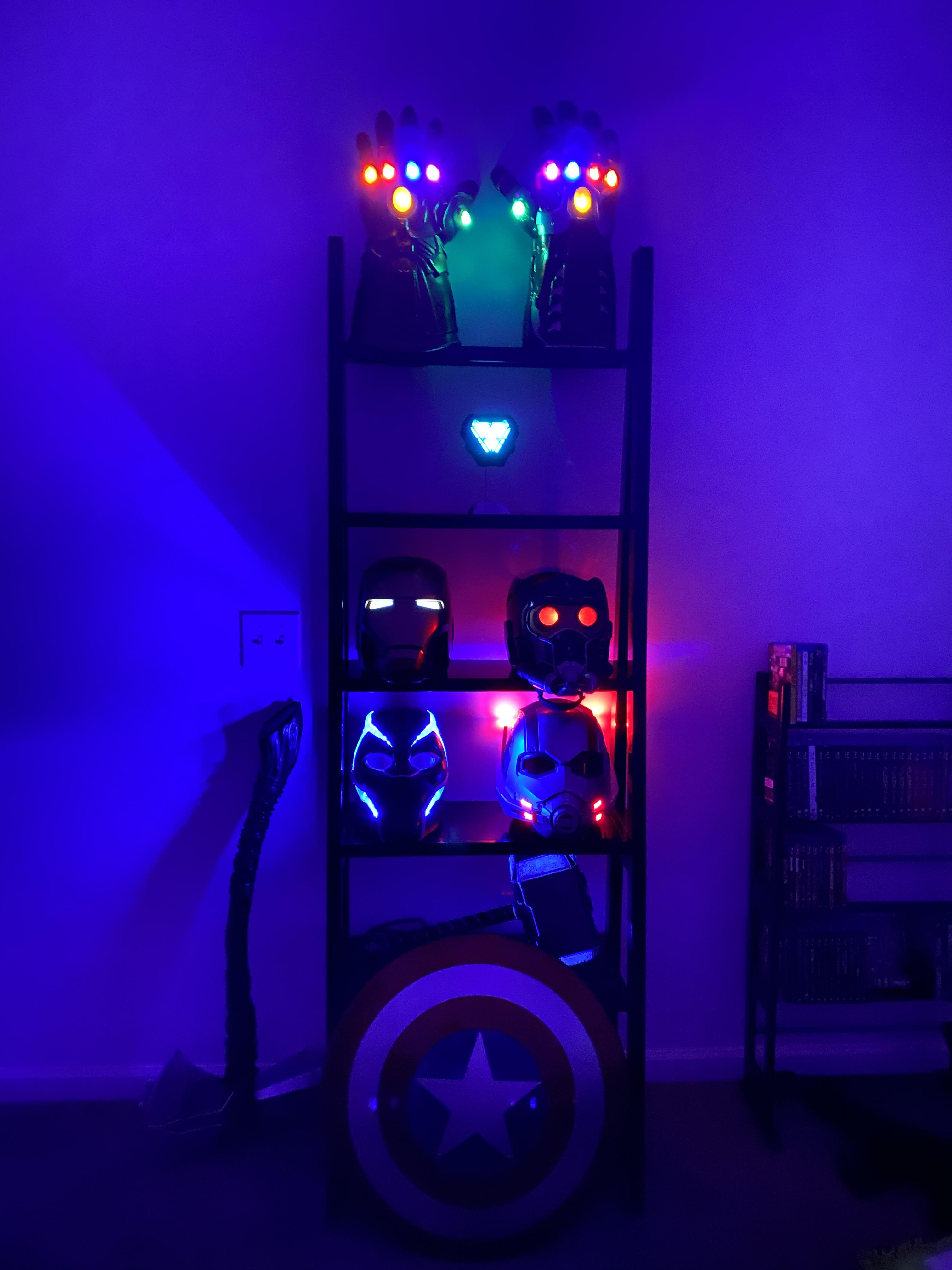 Finally got the shelf to display my collection! r/Avengers