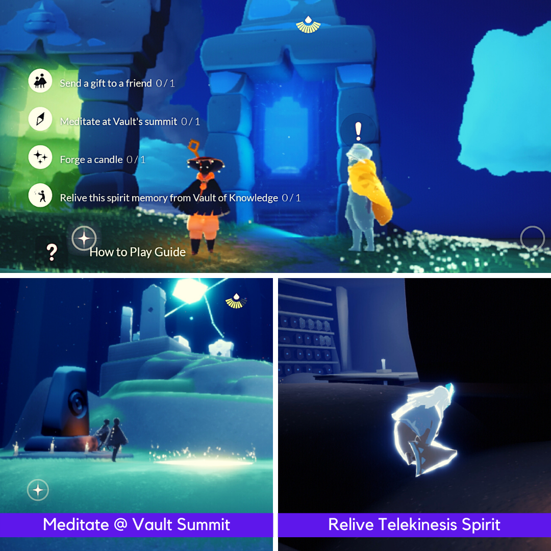 8th May Daily Quests (Vault of Knowledge) Meditate at Vault's