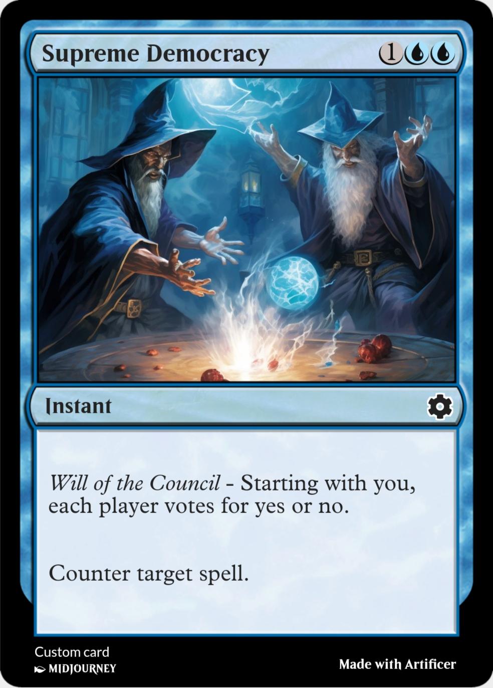 I love democracy r/custommagic