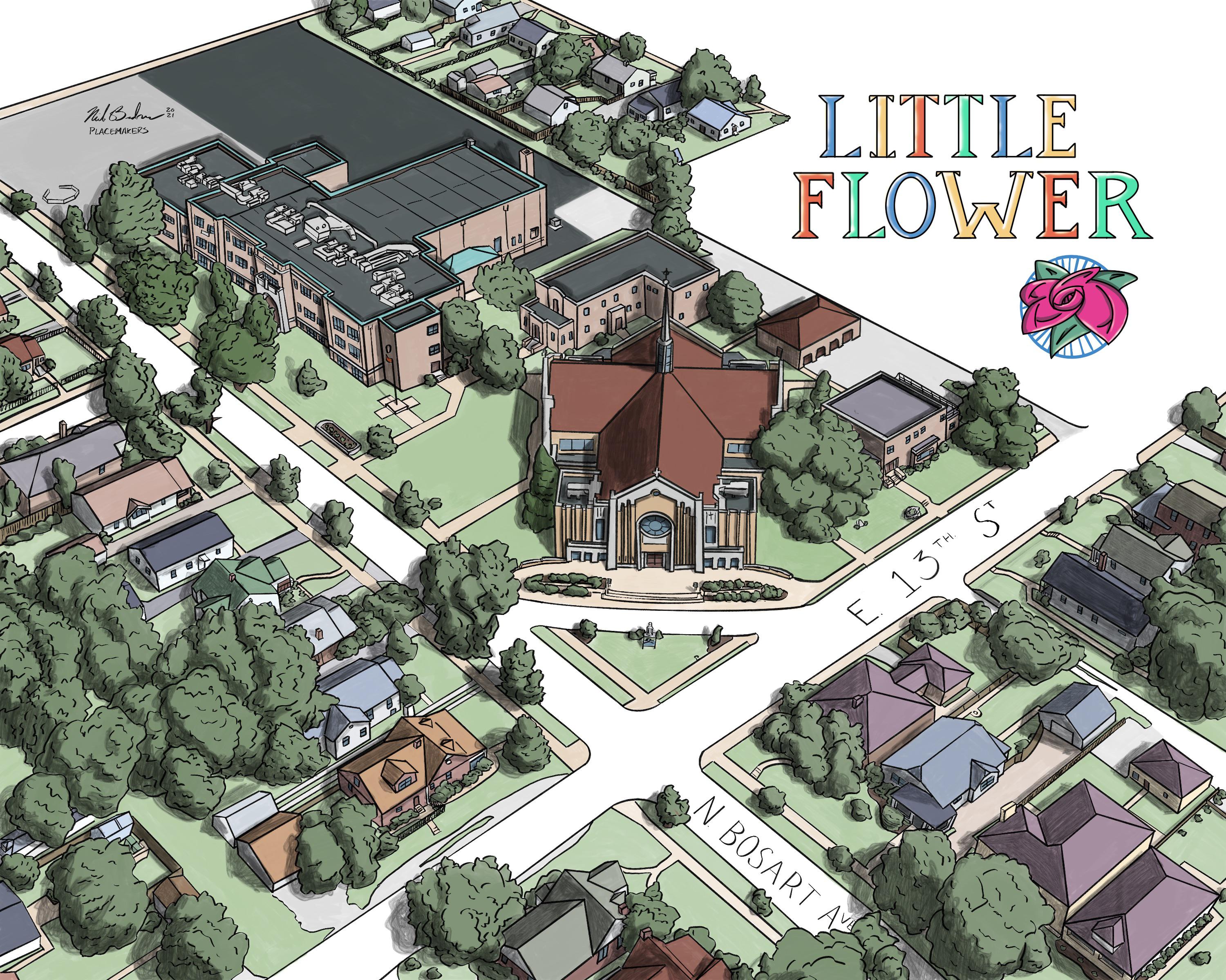Little Flower neighborhood, Indianapolis, USA r/papertowns