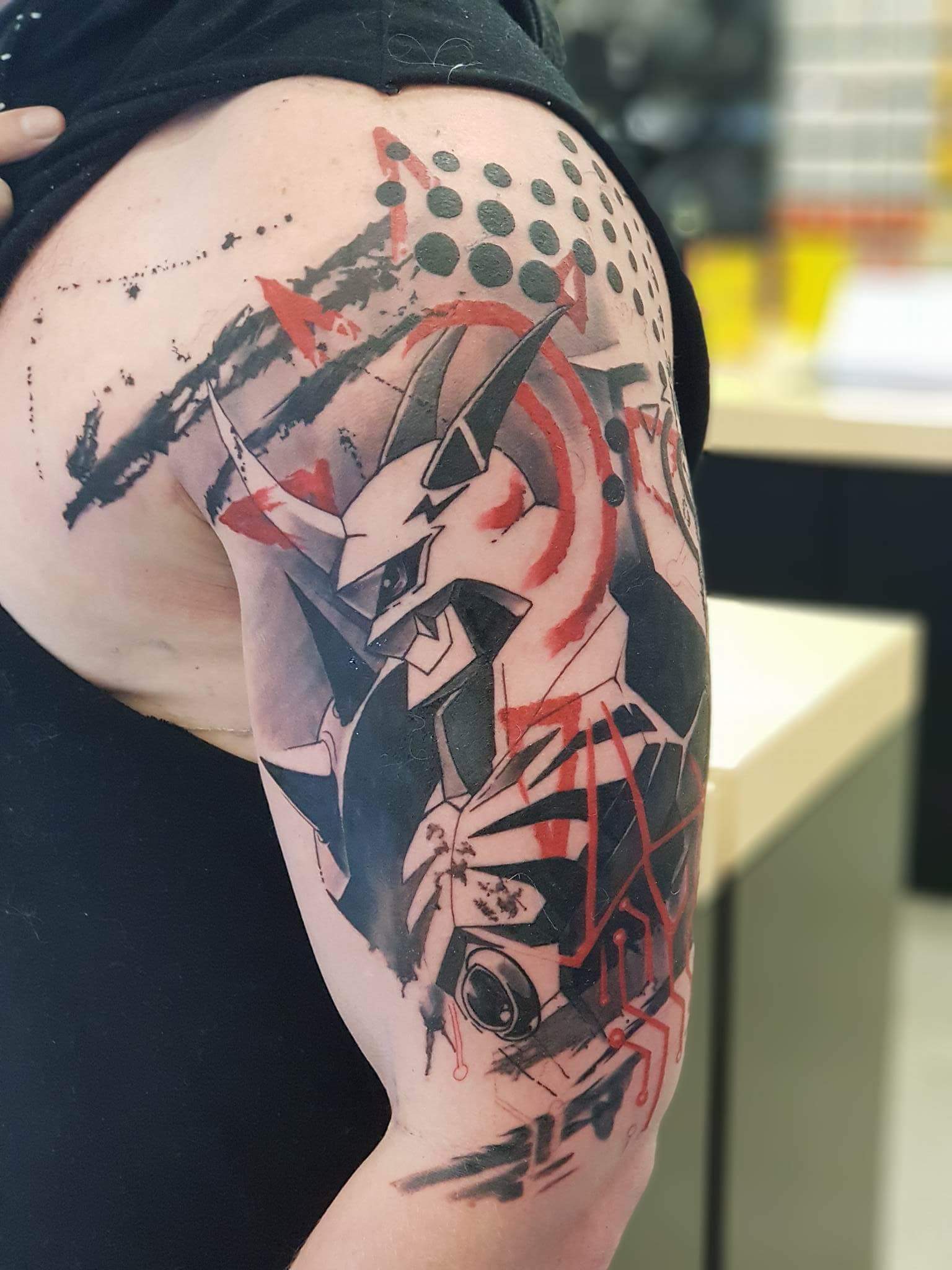 Omegamon tattoo Cyberpunk