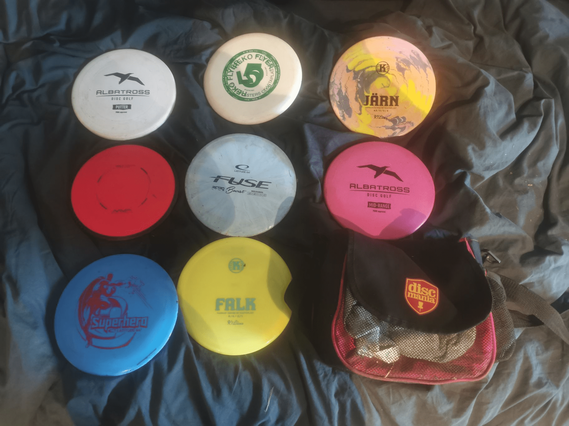 all the disc i bag so far, soon i'll need a bigger bag! r/discgolf