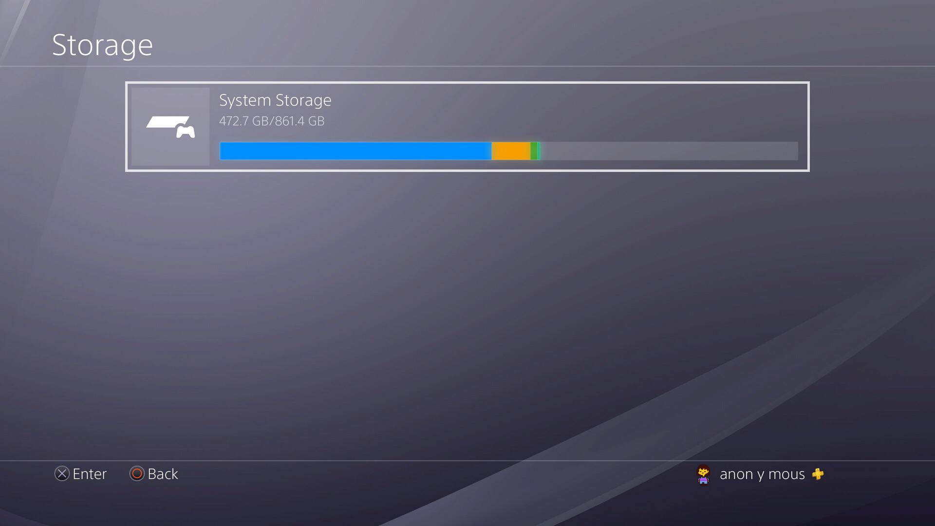 Can someone tell me why my ps4 *pro* is missing 240 megabytes