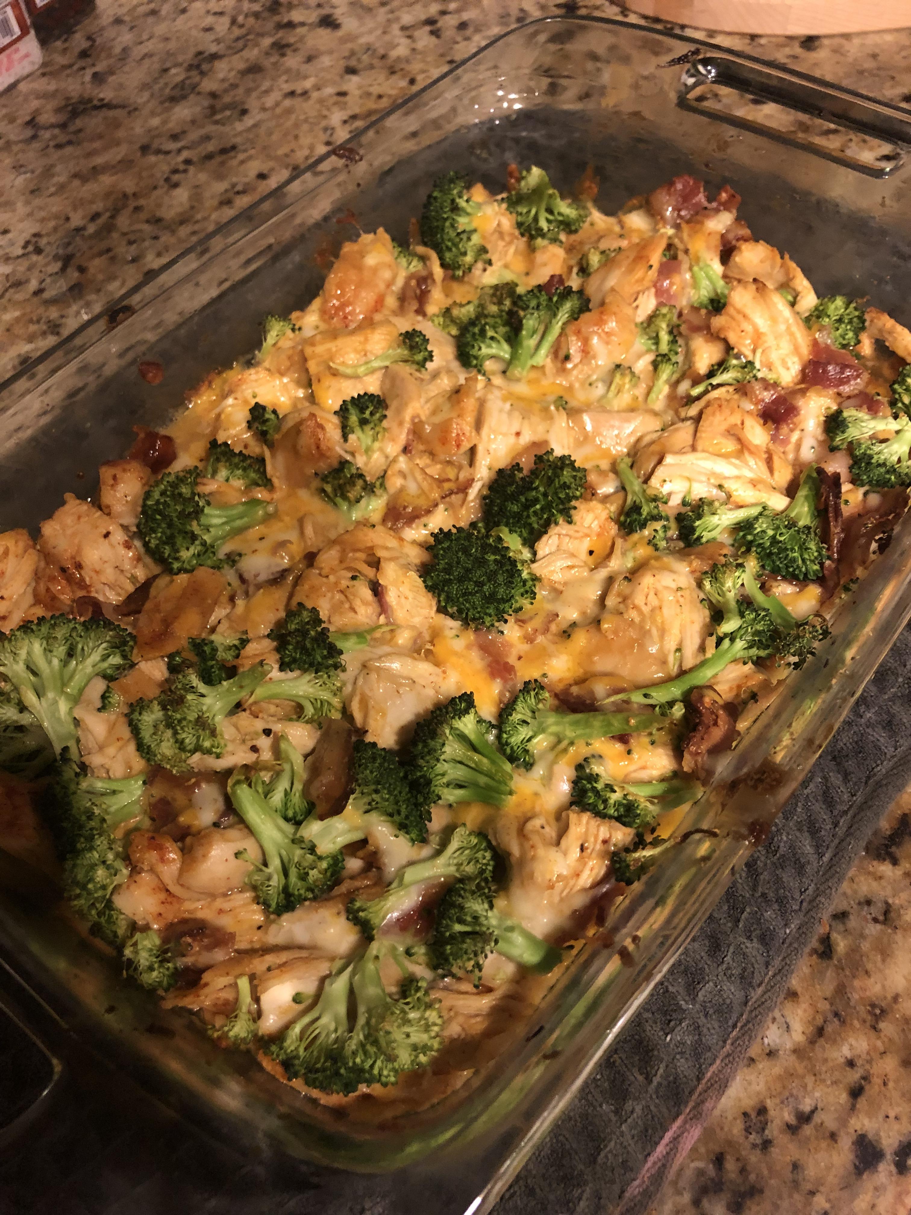 Chicken bacon ranch casserole r/ketorecipes