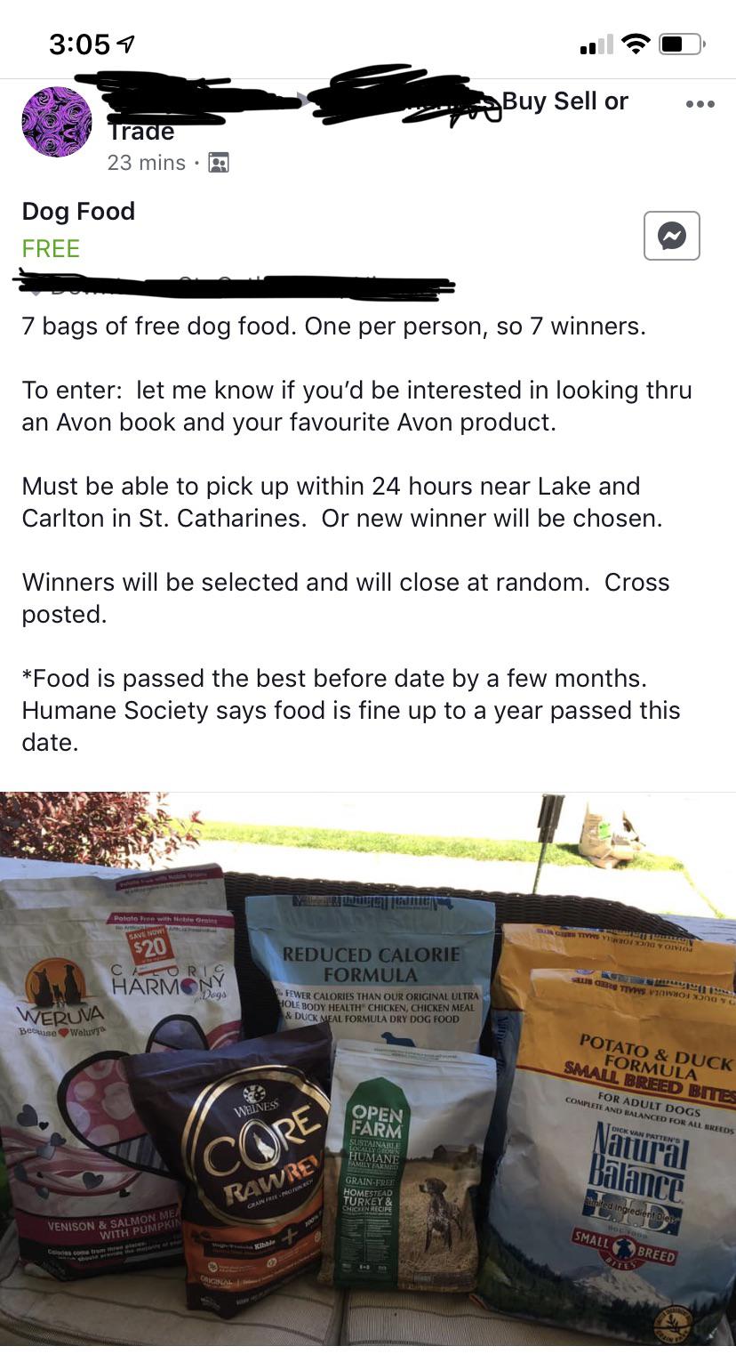 You mean to say I could support MLM AND win expired dog food?! r/antiMLM