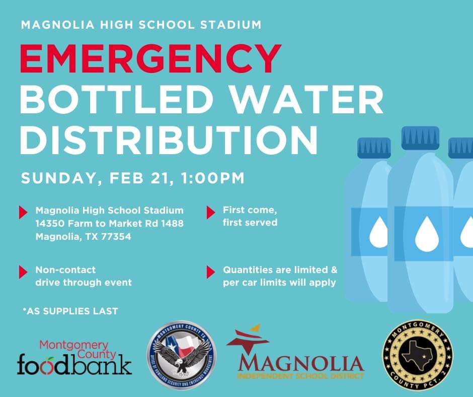 Northwest suburbs water distribution r/houston