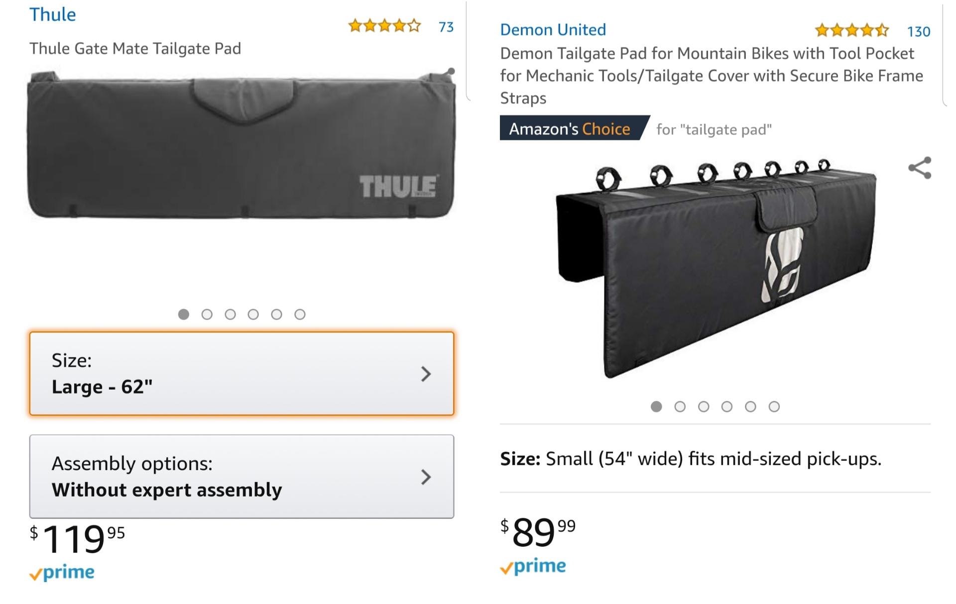 Is the Thule worth the extra 30? It has less reviews an half a star lower. r/mountainbiking