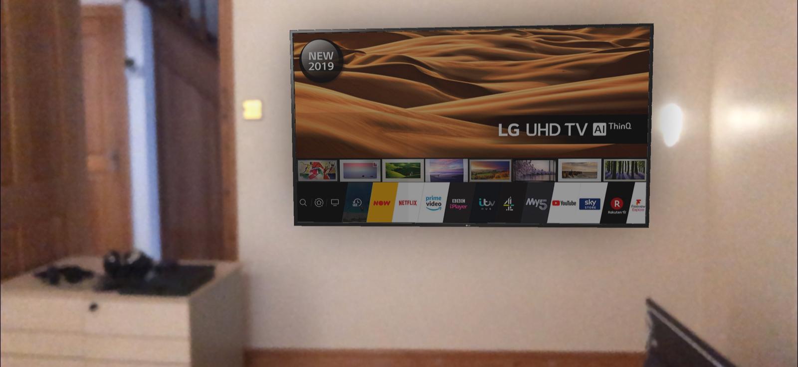 Does this 70inch TV look too big for the wall. r/malelivingspace