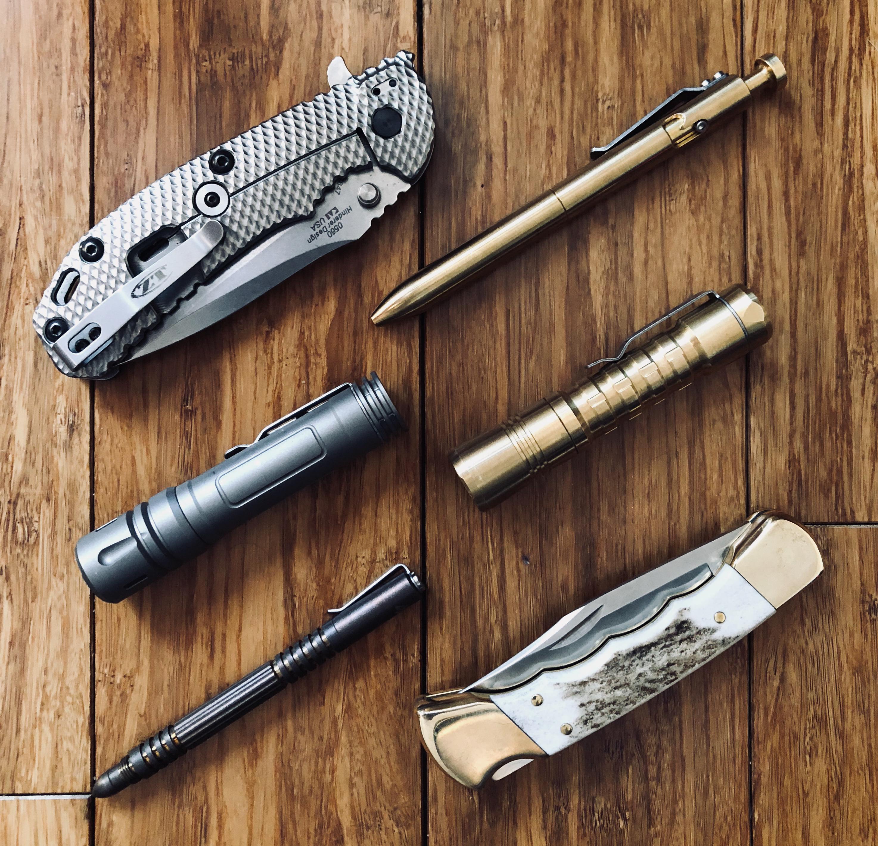 Titanium vs. Brass EDC r/EDC