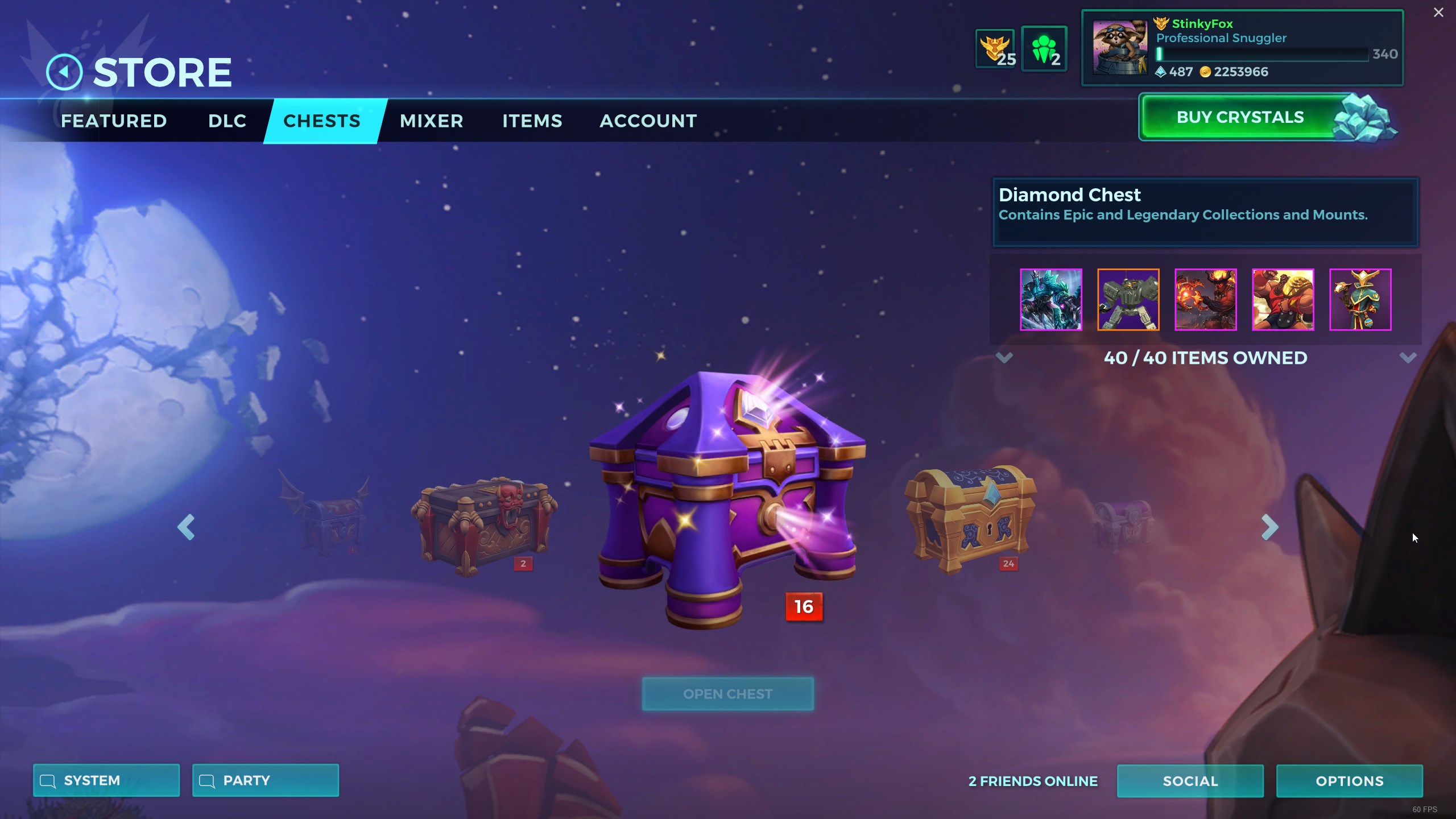 Think the diamond chest is getting anything new soon? r/Paladins