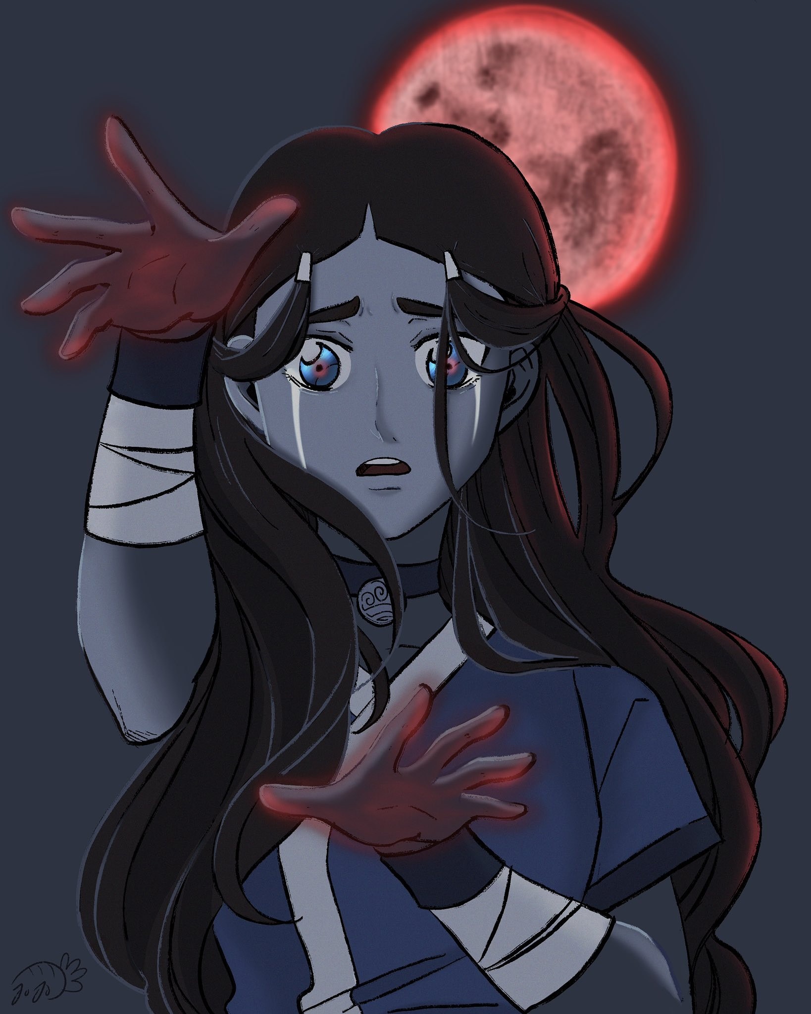 Bloodbender, art by me, Katara from Avatar the Last Airbender r/fanart