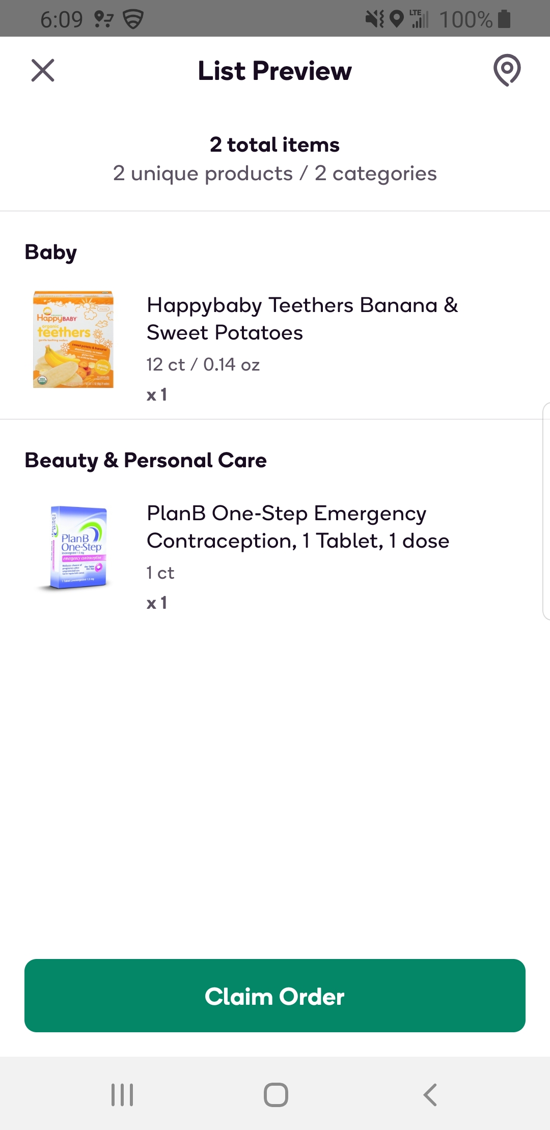 Last night it was pregnancy tests, this morning a