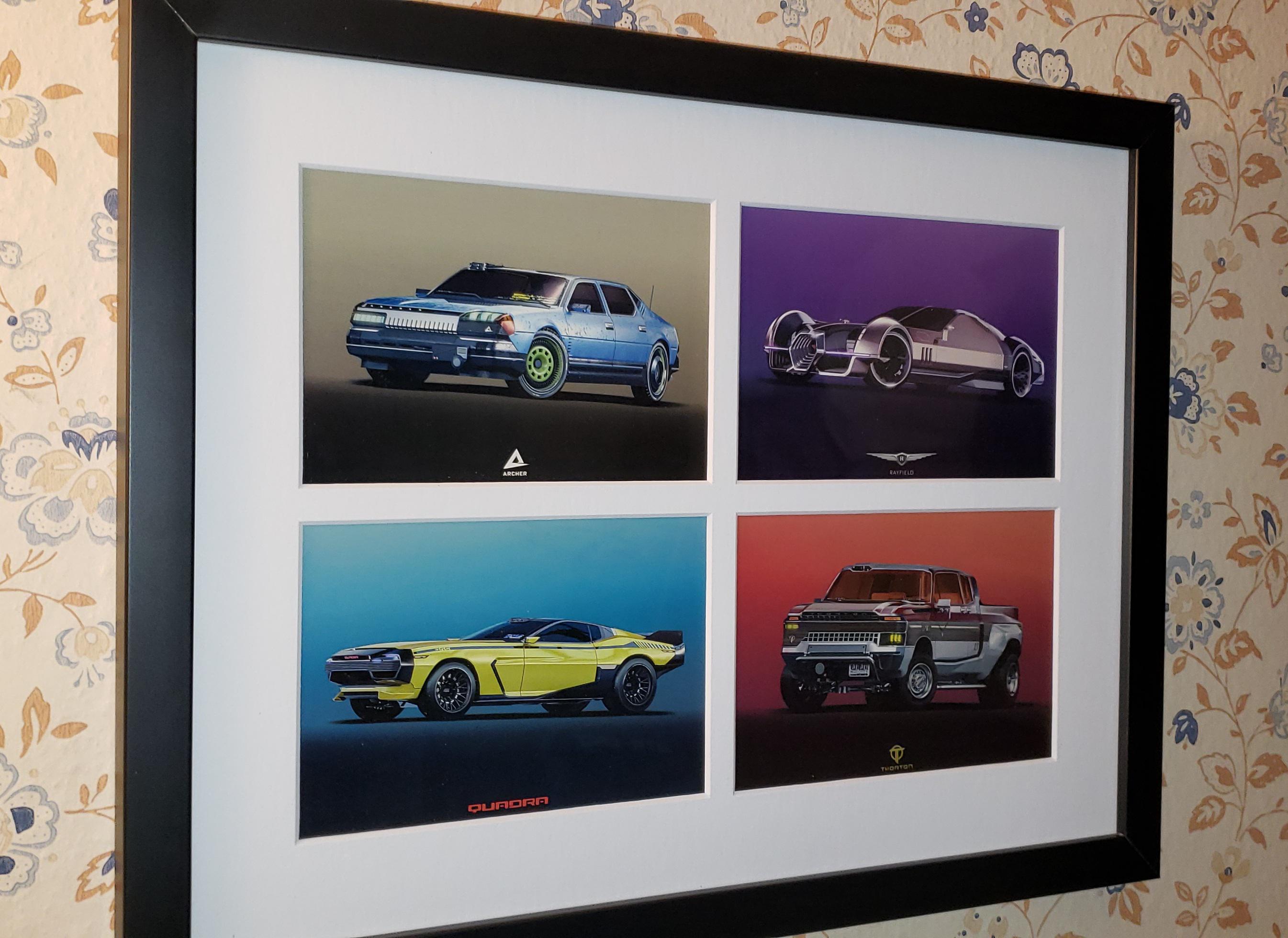 Finally got the postcards from the World of Cyberpunk collector's