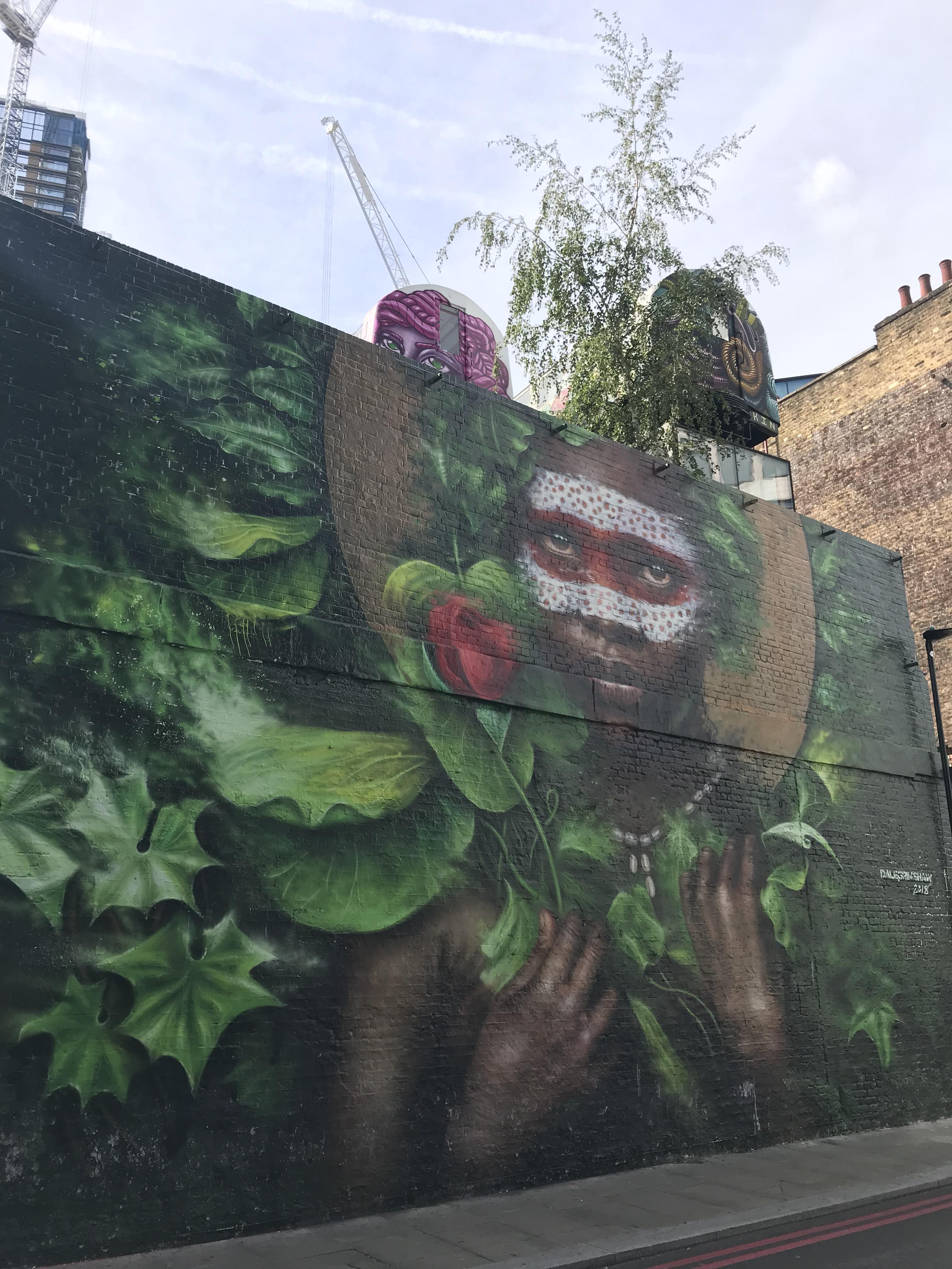 Mural in Shoreditch, London by Dale Grimshaw r/streetart