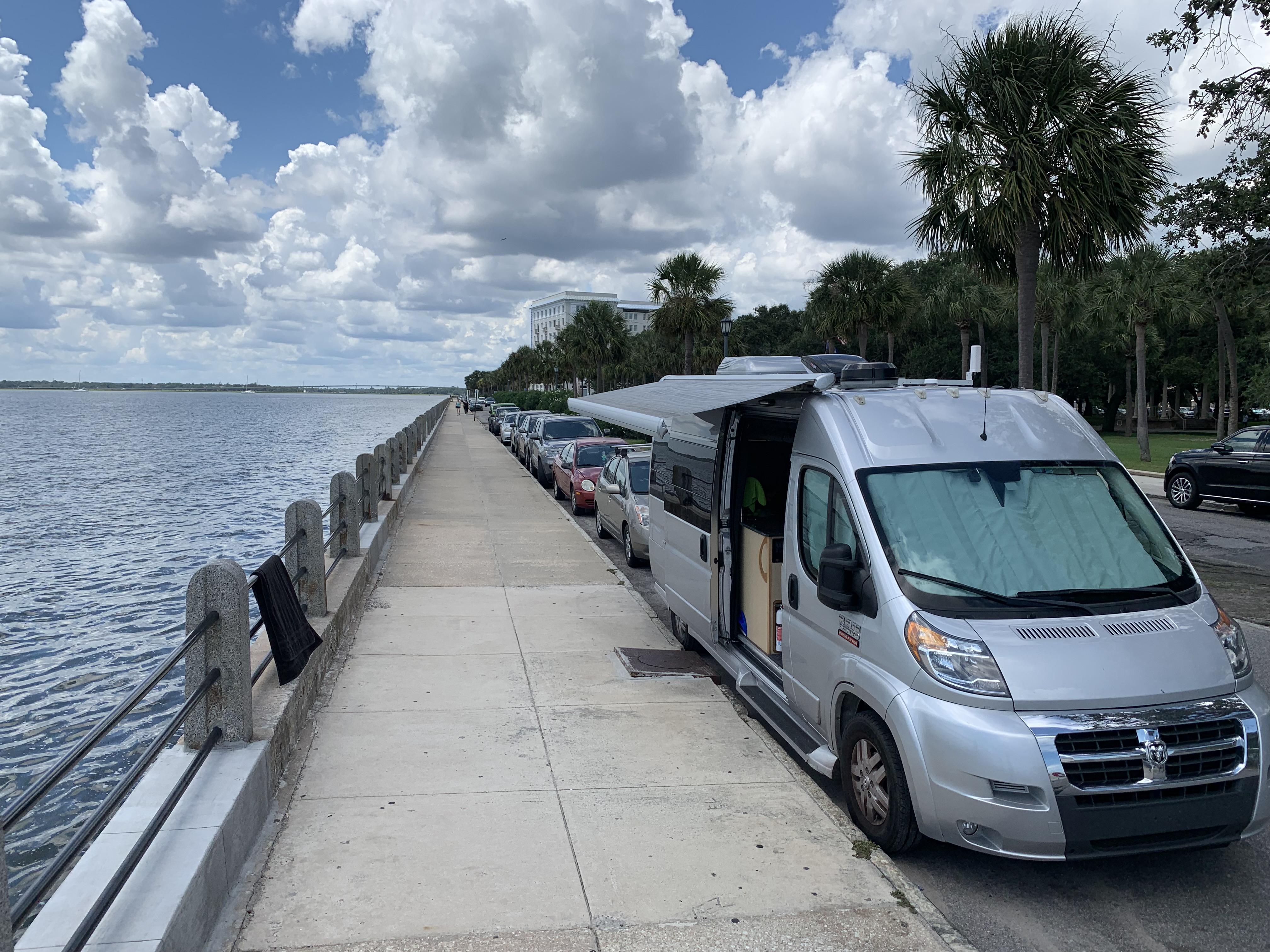 Waterfront parking spot in Charleston, SC r/GoRVing