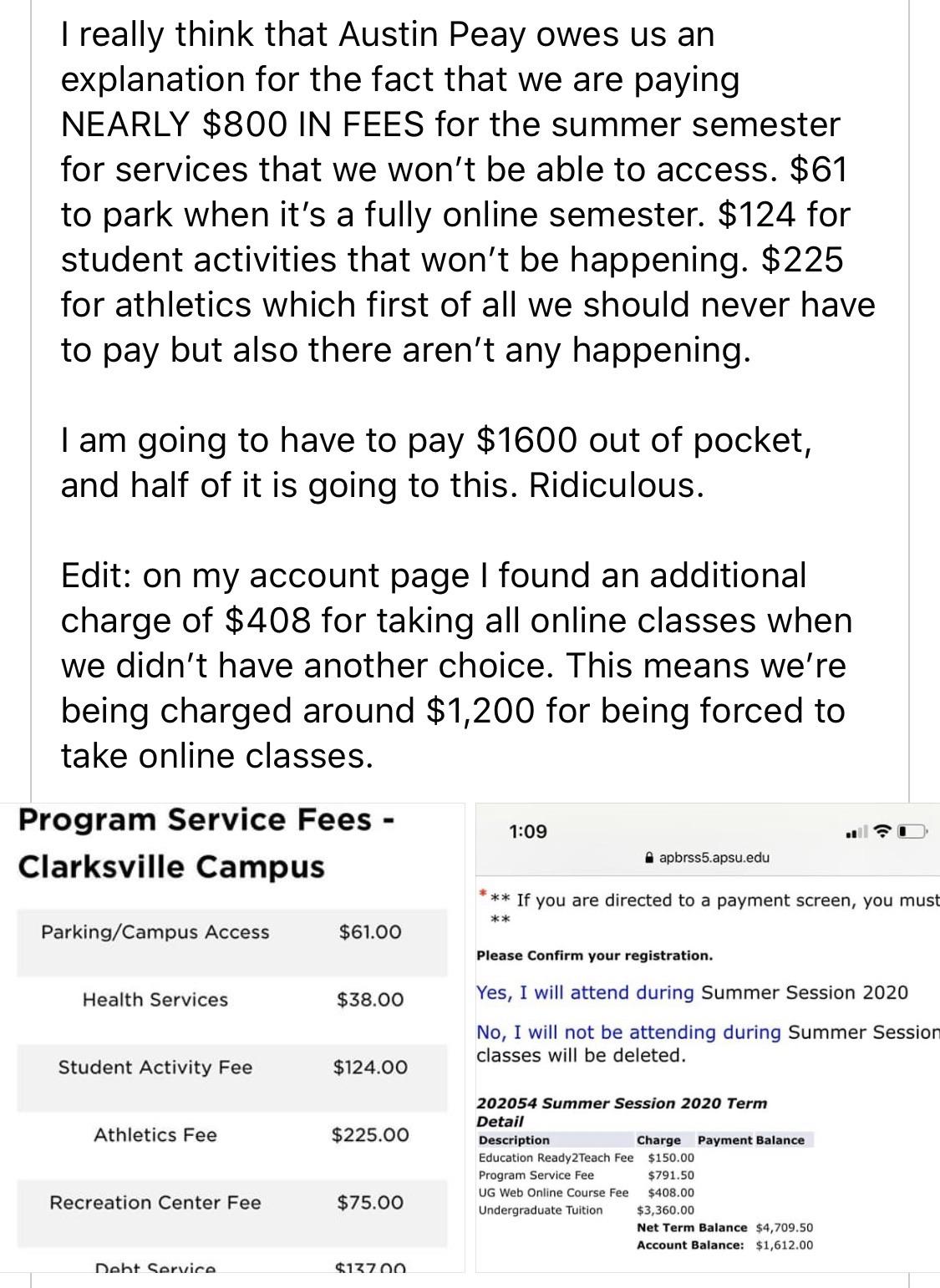 My university pushed all summer classes to an online format and is