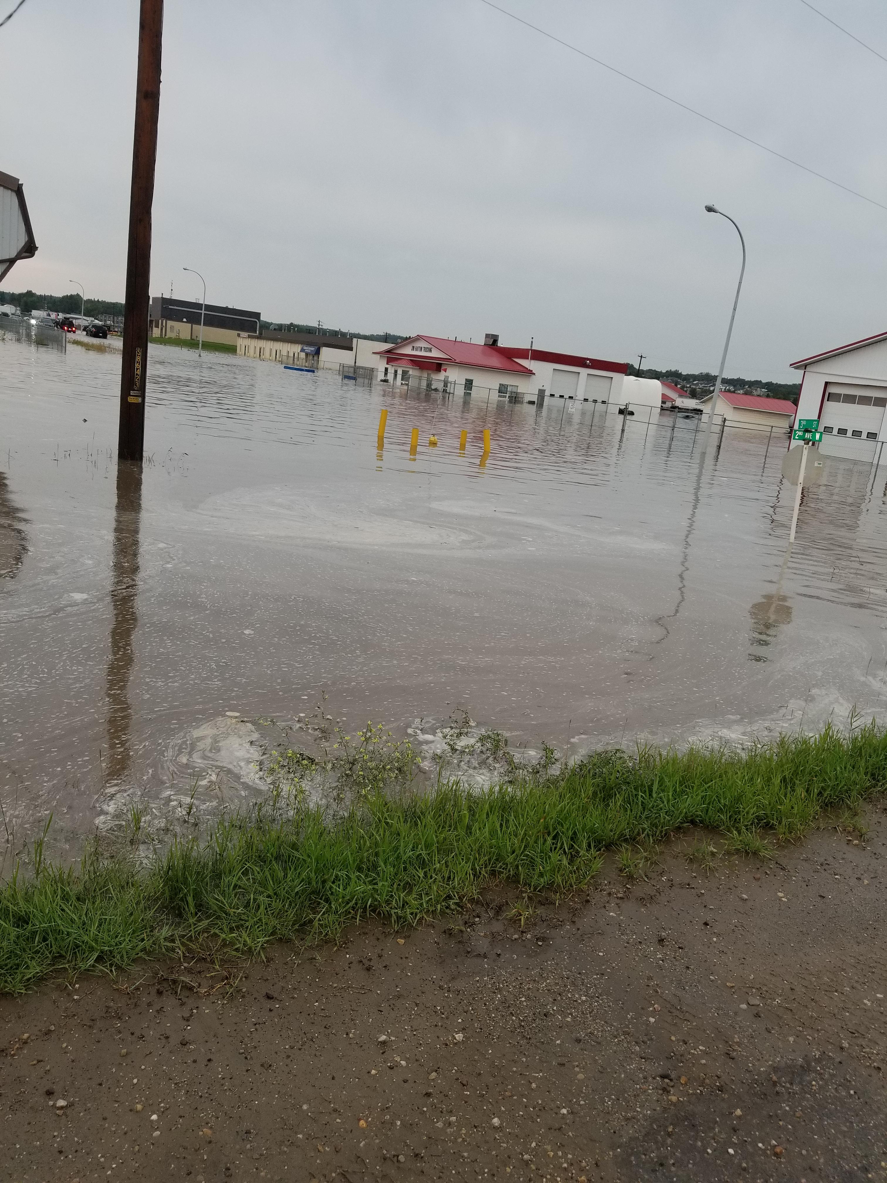August 1st Beaverlodge flooded r/alberta
