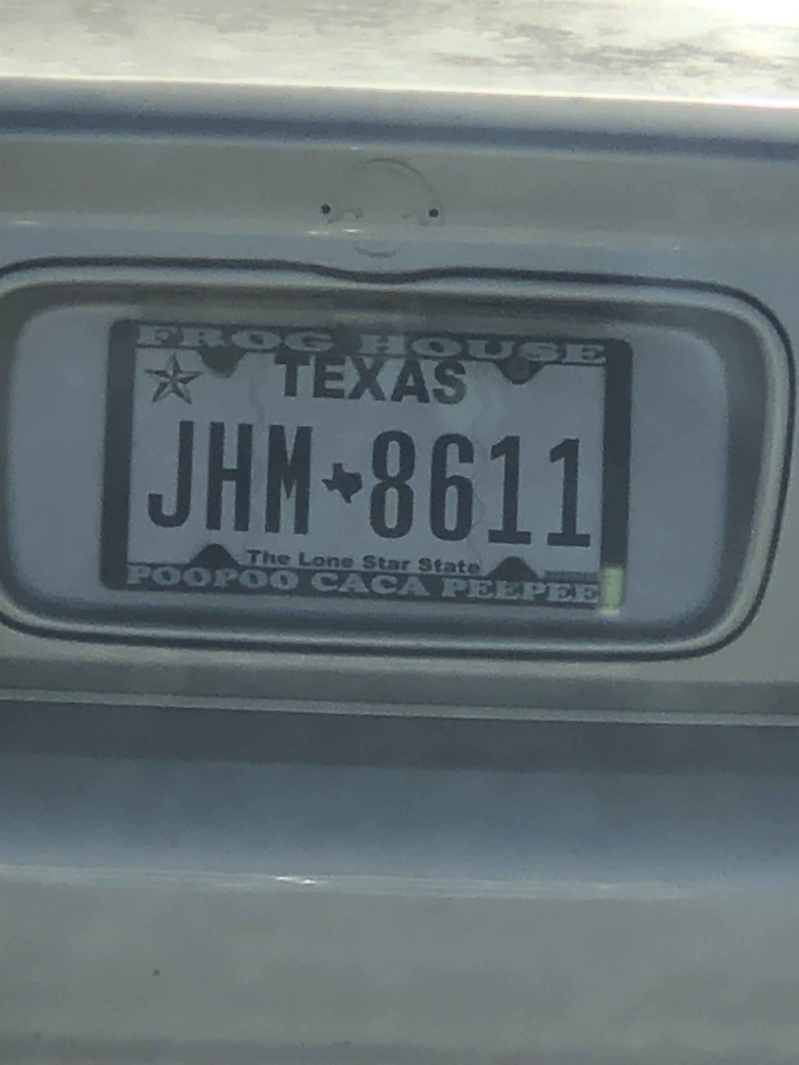 Poopoo caca peepee r/LICENSEPLATES