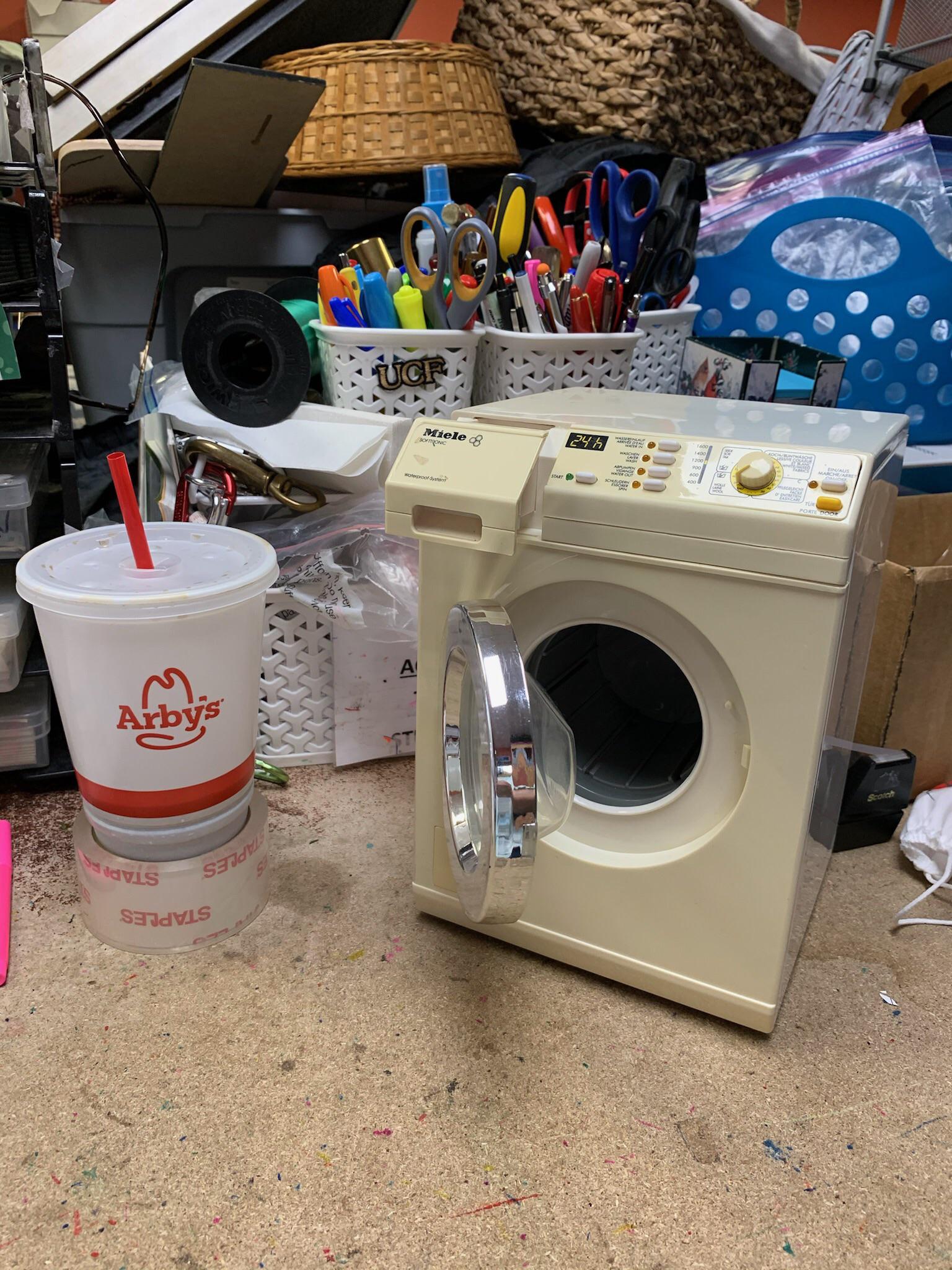 A miniature (working!) washing machine r/mildlyinteresting