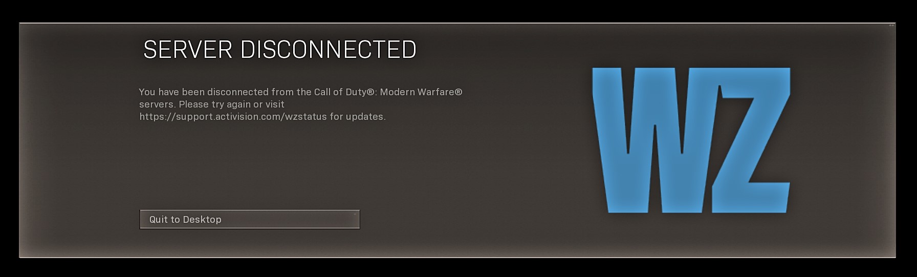 Is Warzone server down in Malaysia? Tried few times to launch the game